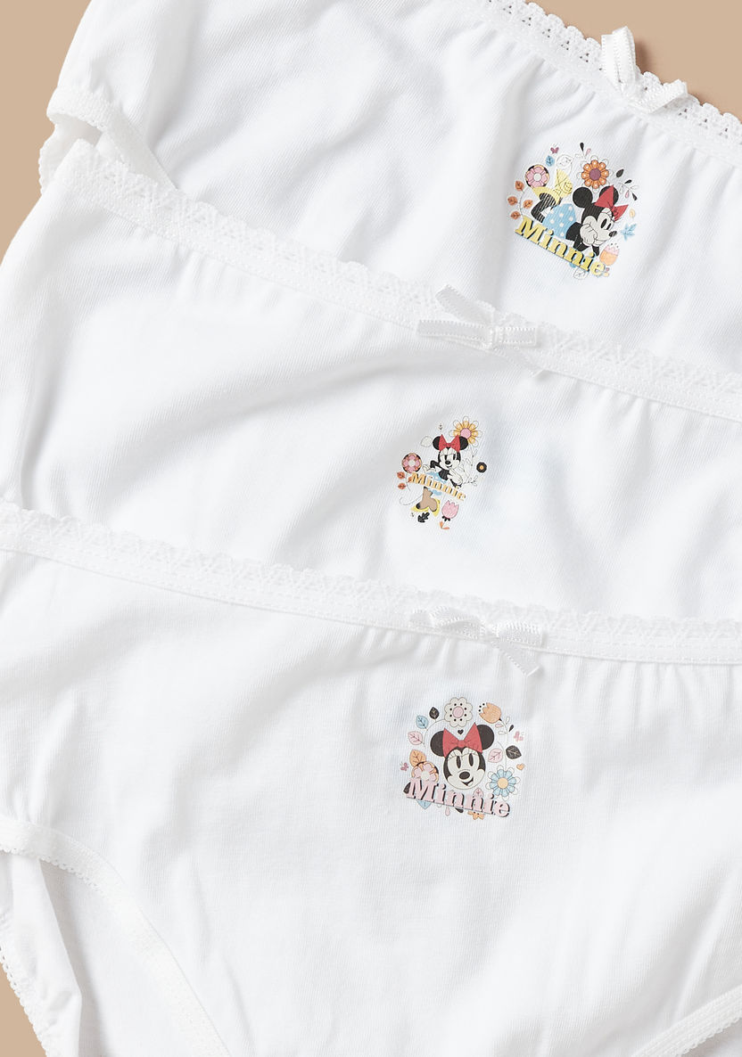 Disney Minnie Mouse Print Briefs - Set of 3-Panties-image-2