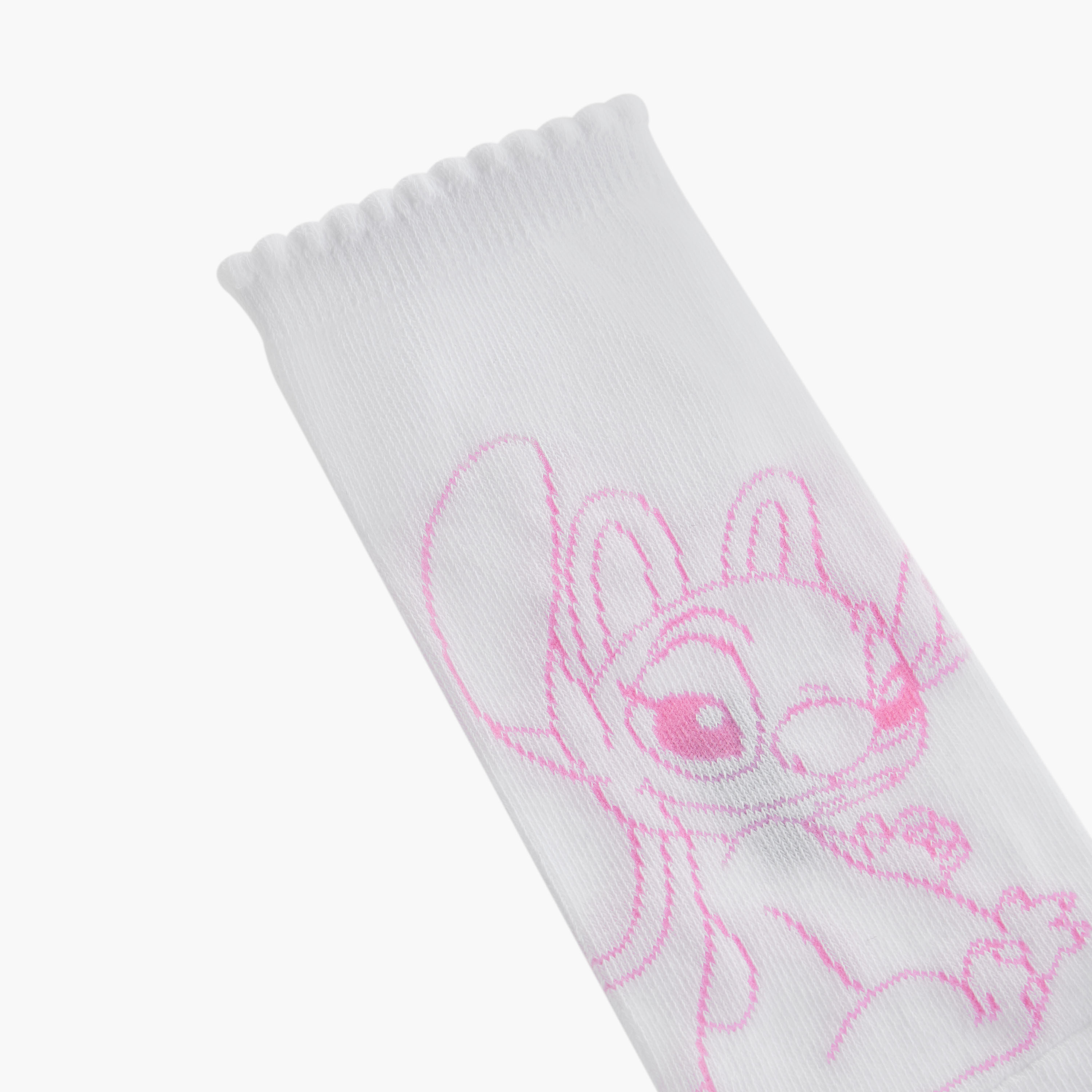 Disney Stitch Print Ankle Length Socks - Set of 3-girls-accessories-socks-image-3