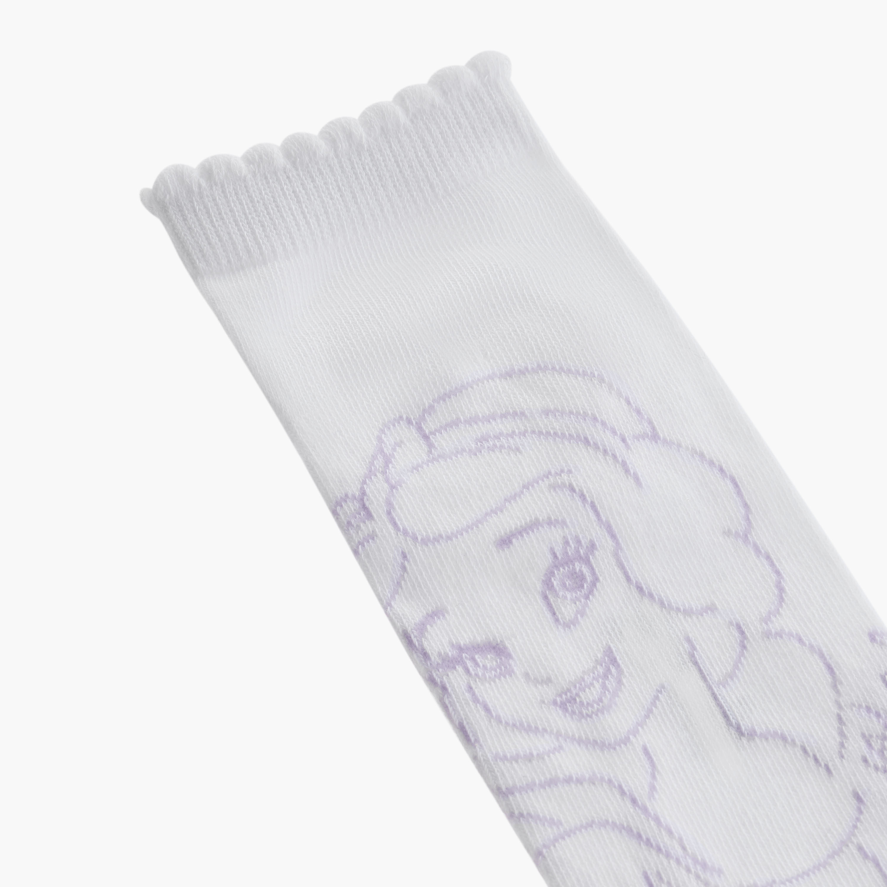 Disney Princesses Print Ankle Length Socks - Set of 3-girls-accessories-socks-image-5