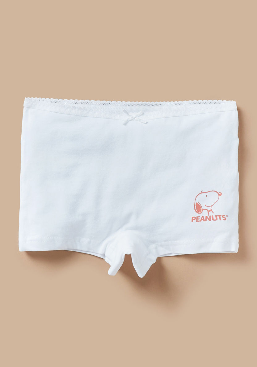 Disney Peanuts Print Boxers - Set of 3-Panties-image-3