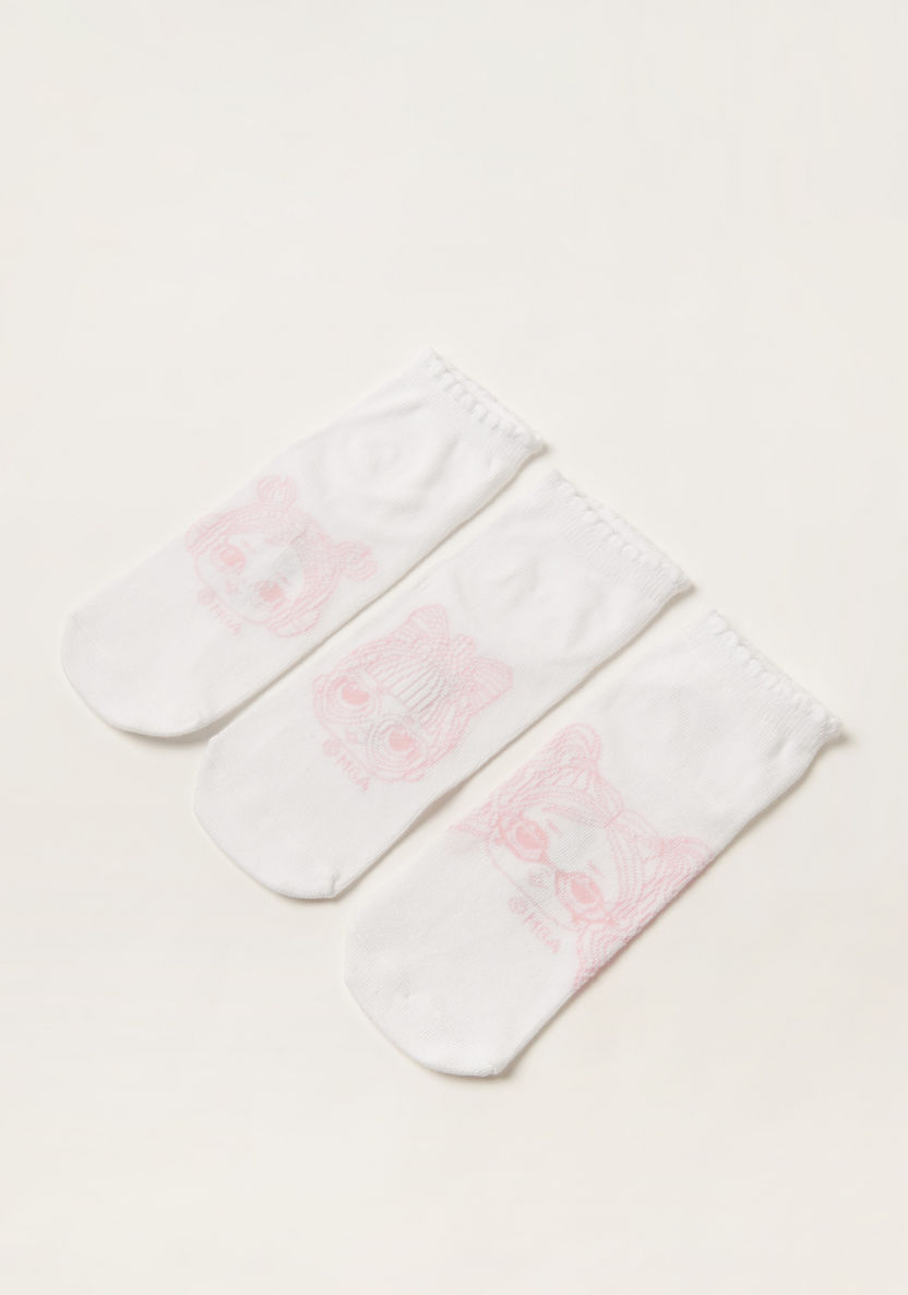 L.O.L. Surprise! Texture Ankle Length Socks - Set of 3-Socks-image-1