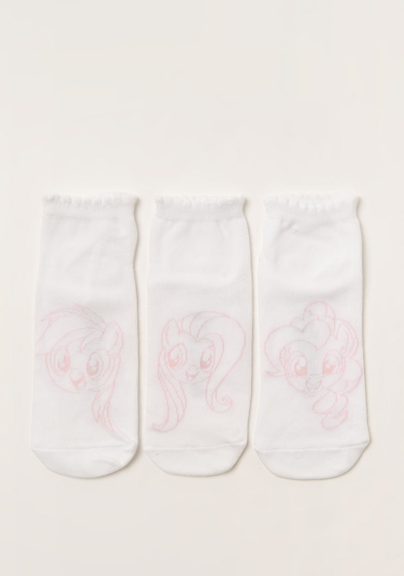Hasbro Little Pony Print Socks - Set of 3-Socks-image-0