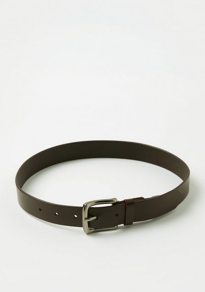 Juniors Solid Belt with Buckle Closure-Belts-image-1