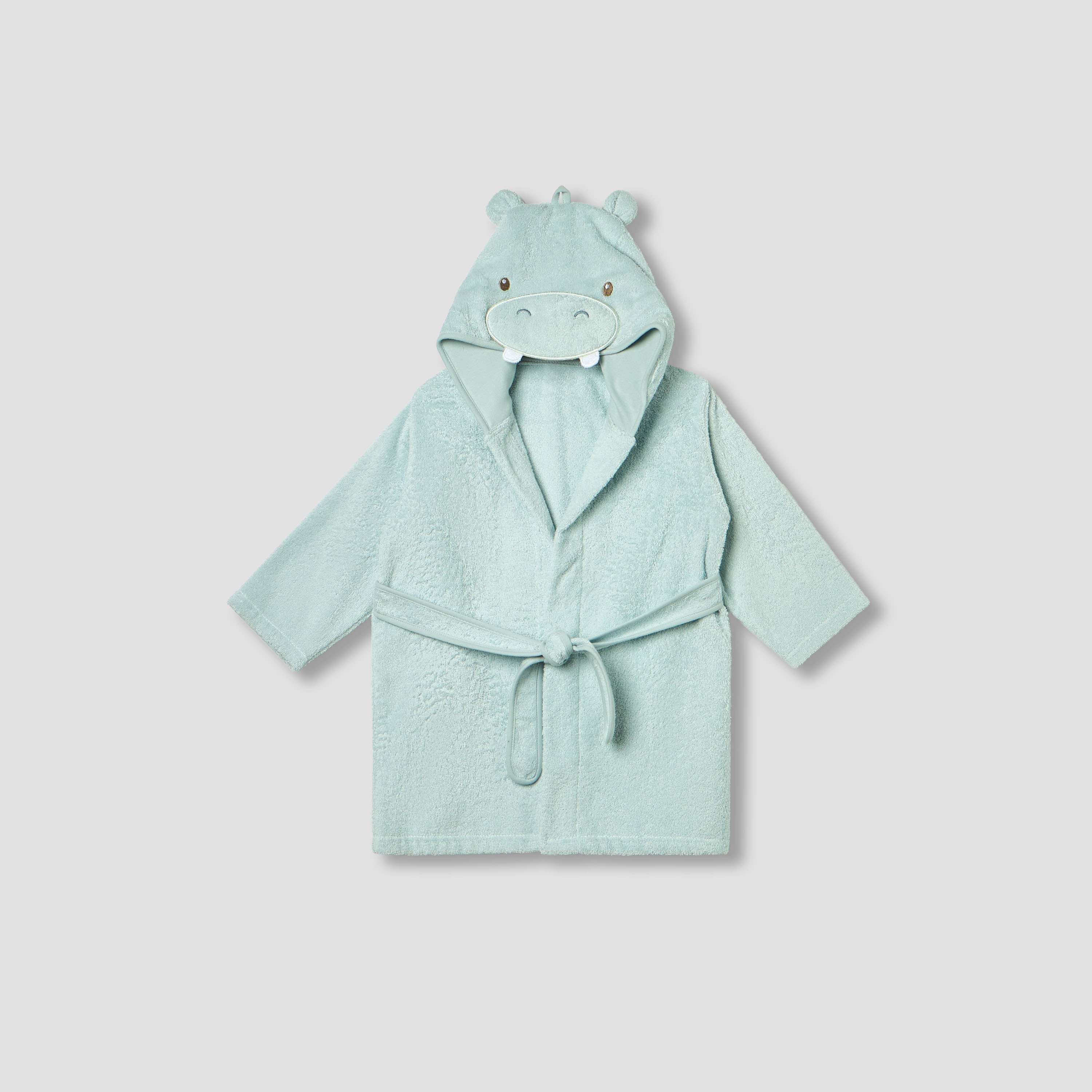 روب حمام بقبعة فرس النهر من جونيورز-baby-bathandcare-towels-image-1