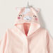 Juniors Unicorn Hooded Bathrobe with Tie-Up Belt and Applique Detail-Towels and Flannels-thumbnailMobile-1