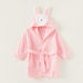 Juniors Hooded Robe with Cat Applique Detail-Towels and Flannels-thumbnail-0