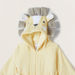 Juniors Lion Hooded Bathrobe with Tie-Up Belt and Applique Detail-Towels and Flannels-thumbnailMobile-1