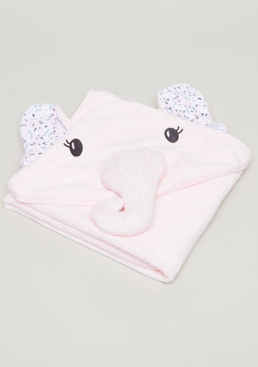 Juniors Hooded Towel with Applique Detail-Towels and Flannels-image-0
