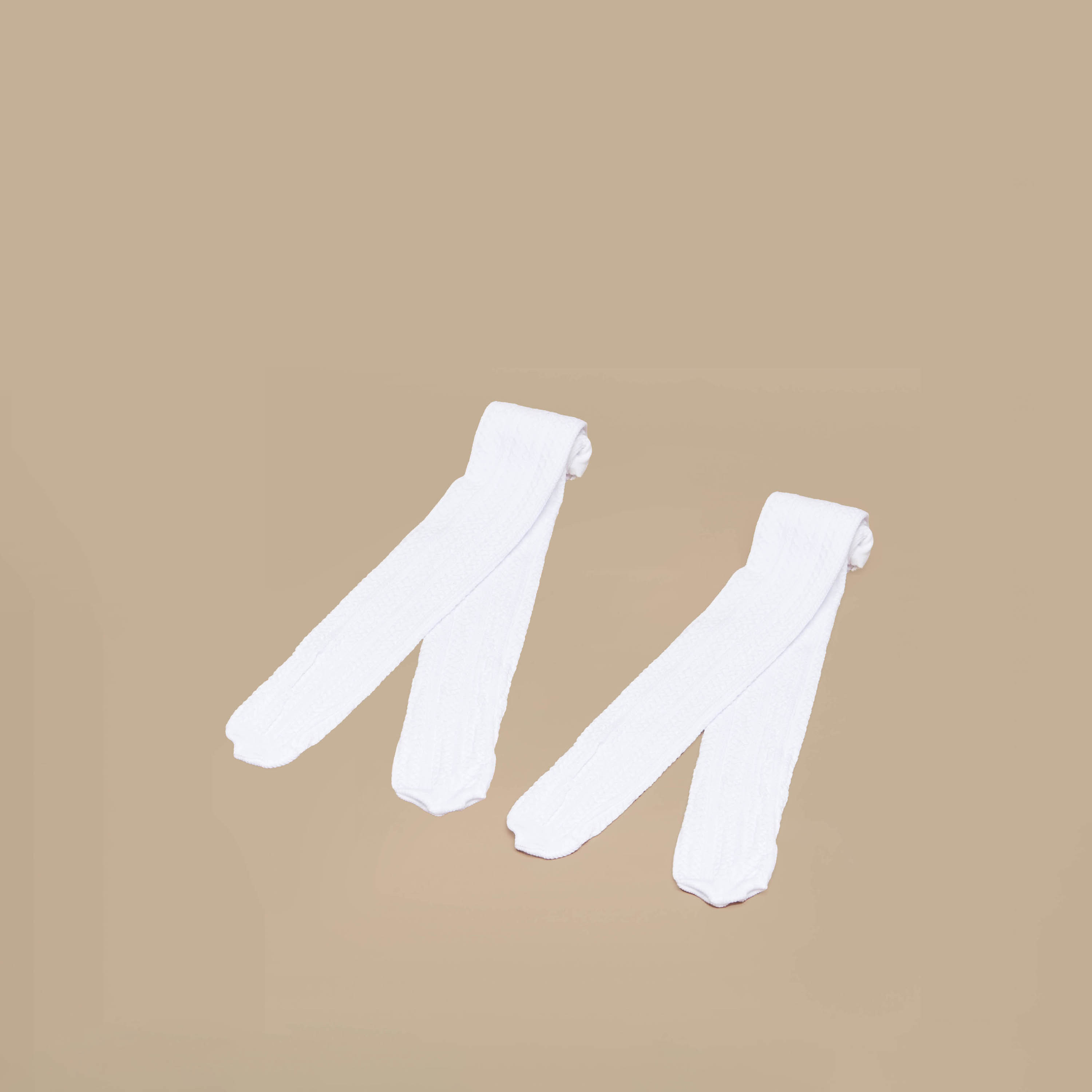 سراويل تحتانية بارزة الملمس من ليتل ميسي - طقم من قطعتين-girls-accessories-socks-image-1
