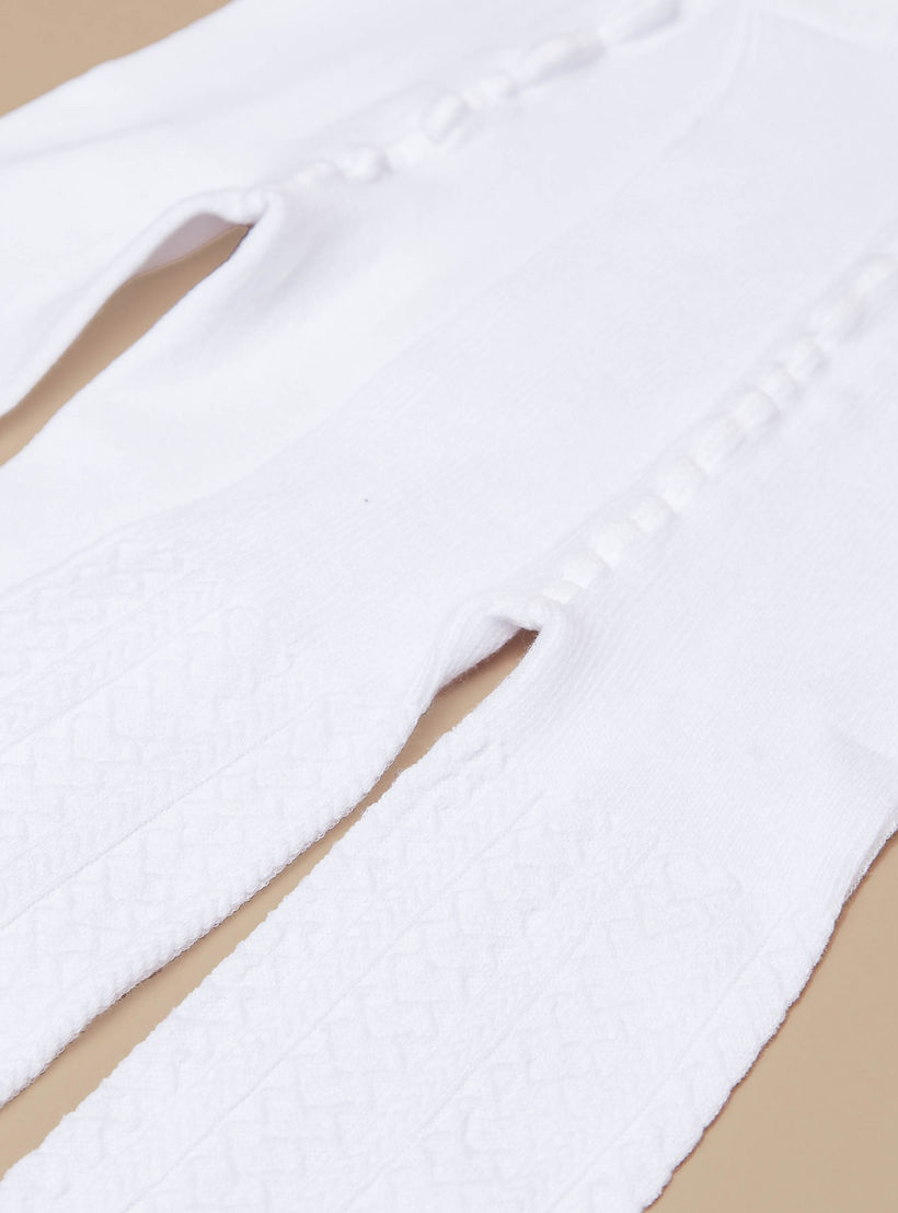 سراويل تحتانية بارزة الملمس من ليتل ميسي - طقم من قطعتين-girls-accessories-socks-image-4