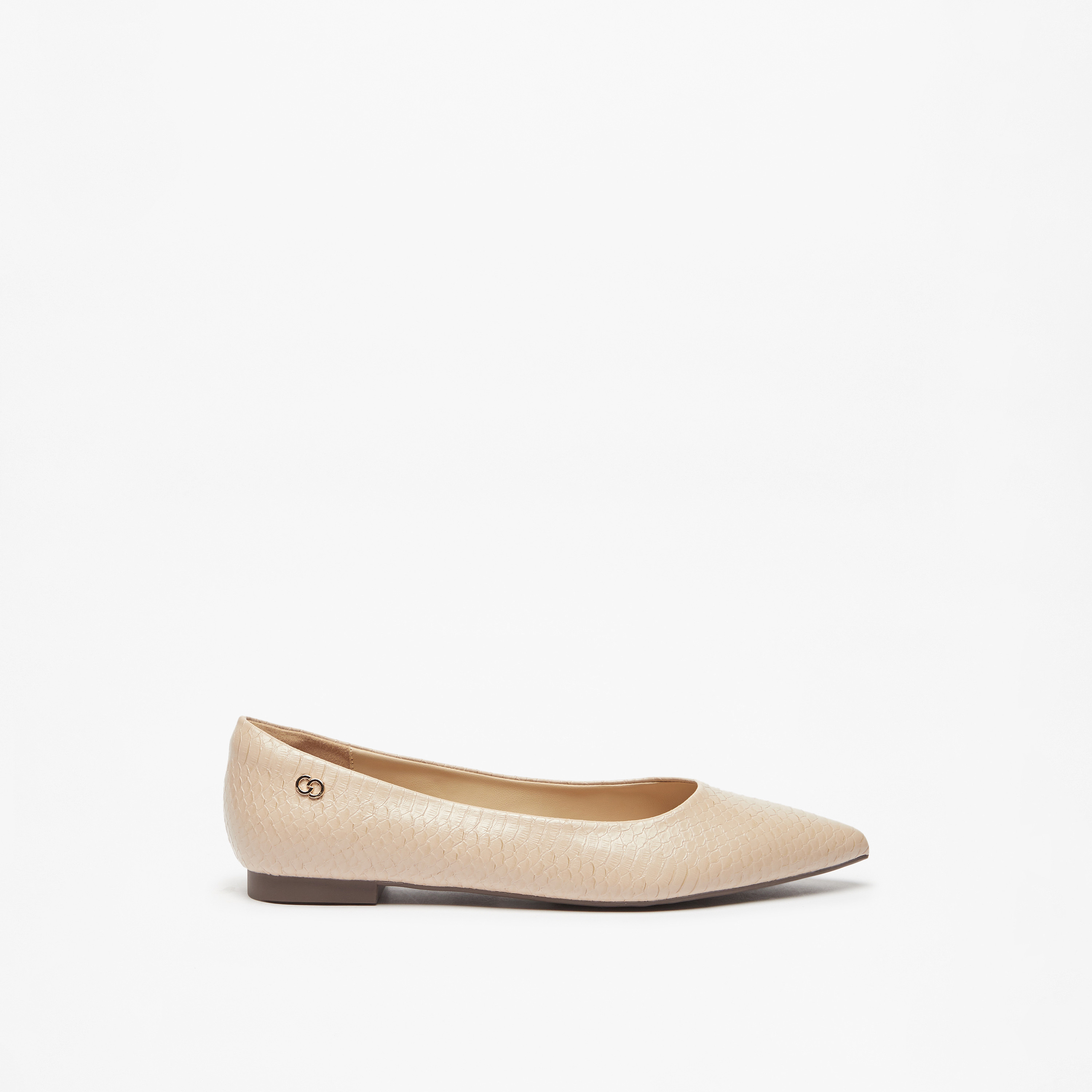 Pointed discount toe ballerinas