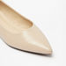 Celeste Women's Textured Slip-On Pointed Toe Ballerina Shoes-Women%27s Ballerinas-thumbnail-2