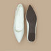 Celeste Women's Textured Slip-On Pointed Toe Ballerina Shoes-Women%27s Ballerinas-thumbnail-3