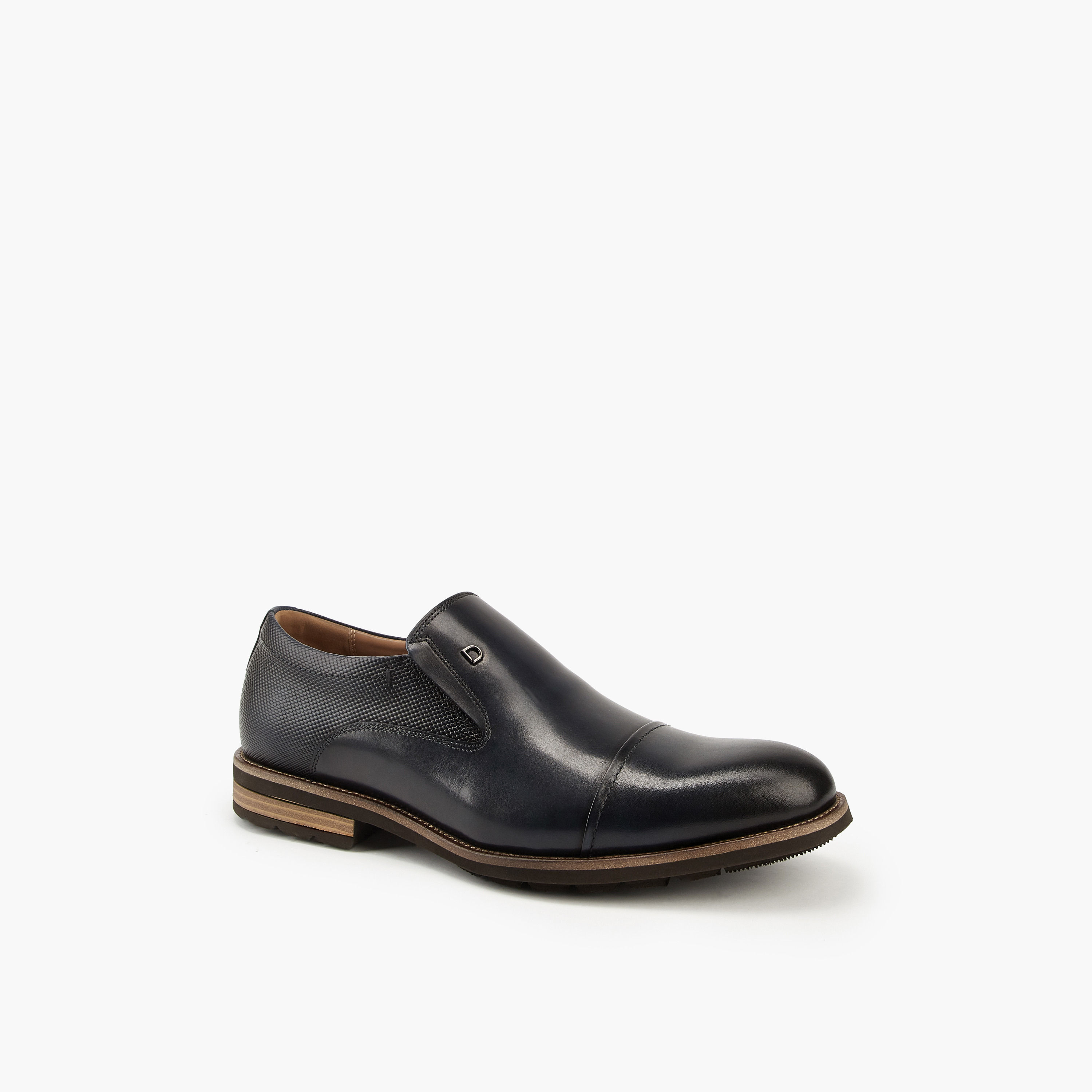 Duchini Men's Leather Solid Slip-On Loafers-men-shoes-loafersandmoccasins-image-3