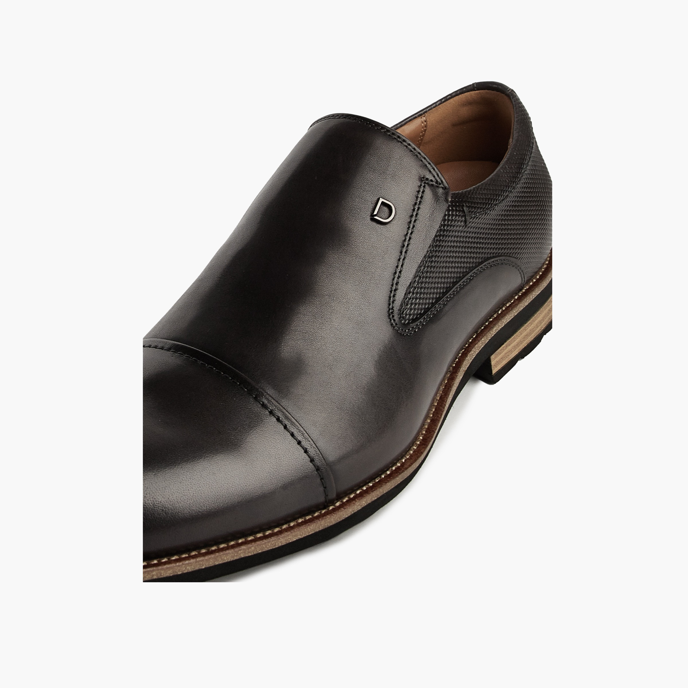 Duchini Men's Leather Solid Slip-On Loafers-men-shoes-loafersandmoccasins-image-4