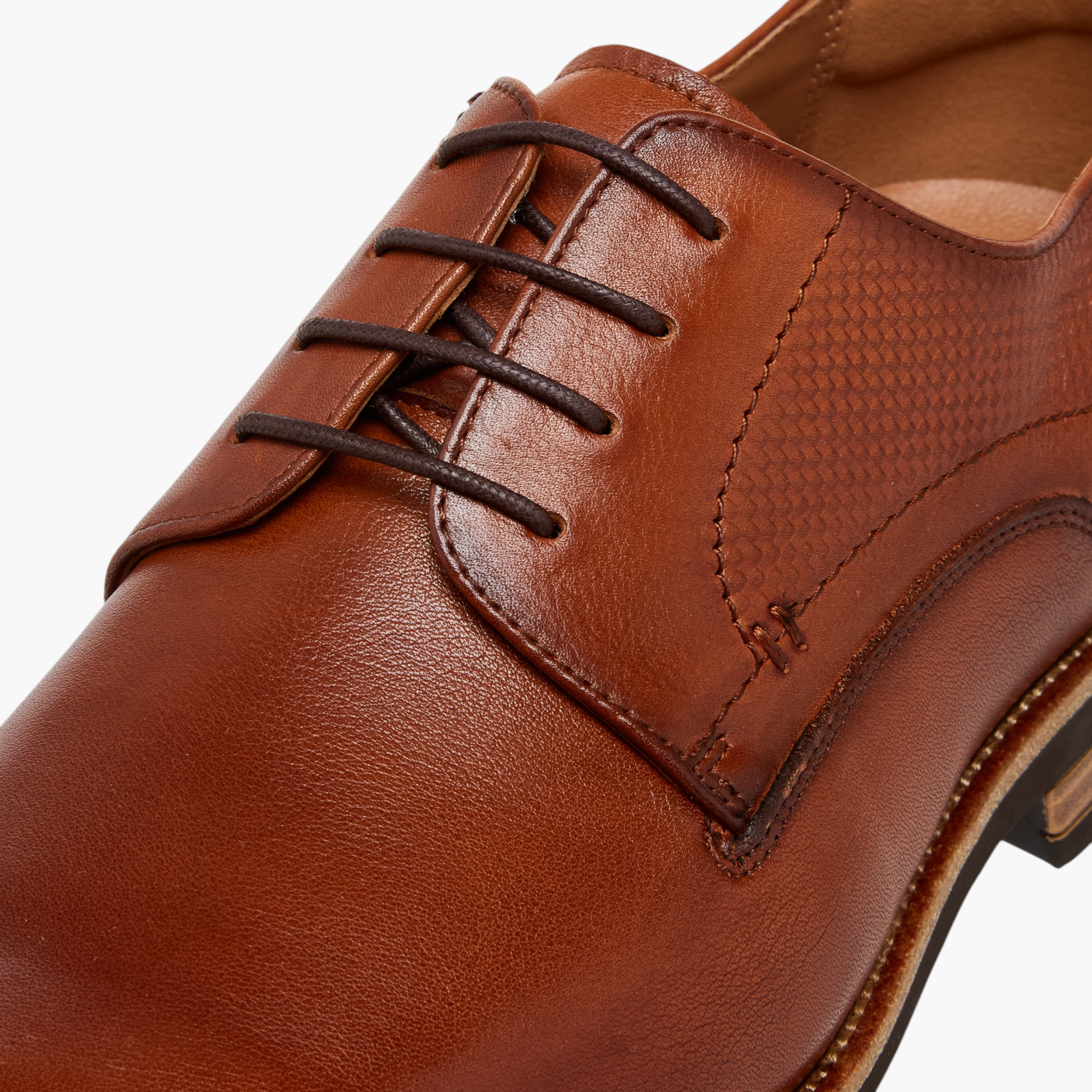 Duchini Men Lace-Up Leather Derby Shoes-men-shoes-formalshoes-image-4