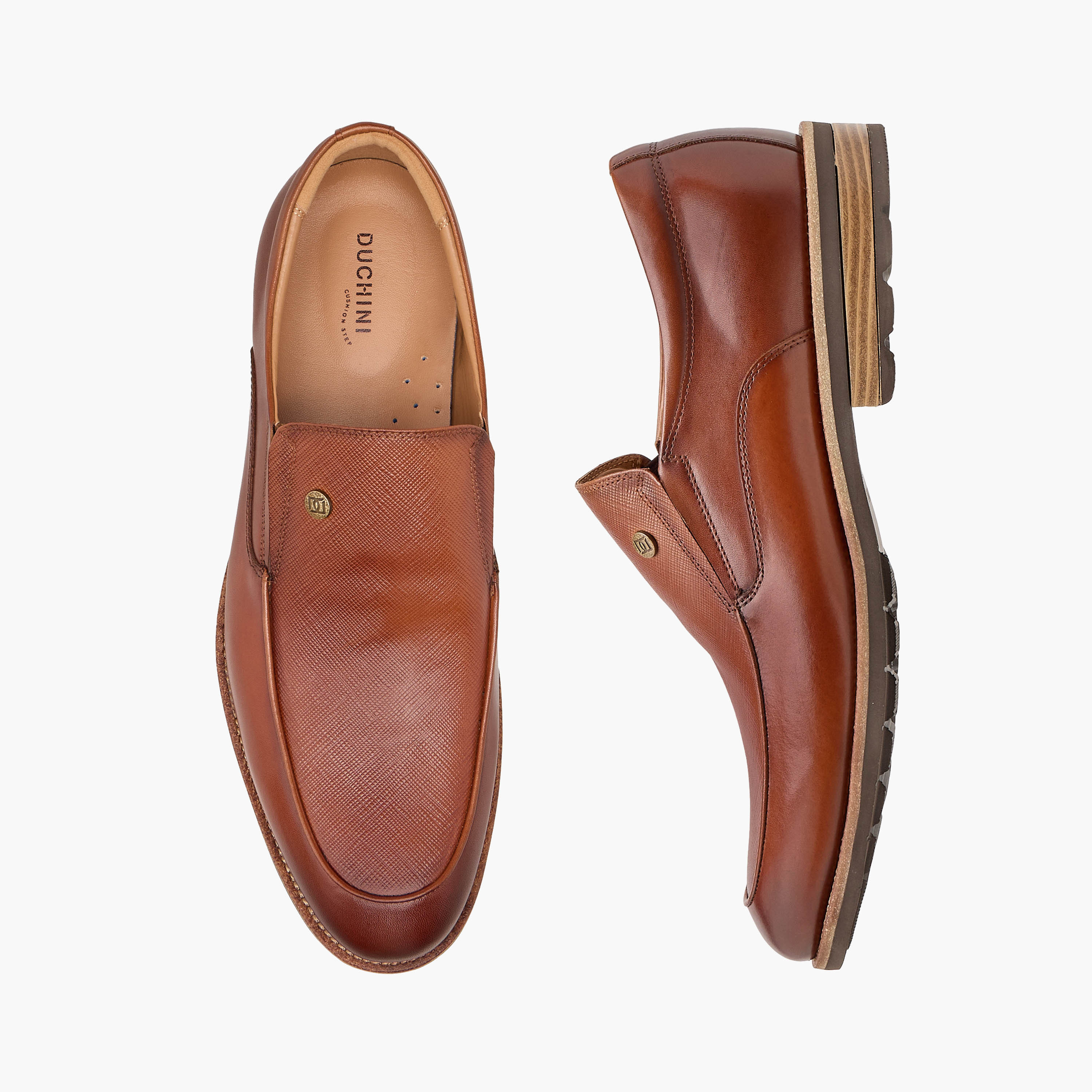 Duchini Men Genuine Leather Slip-On Loafers-men-shoes-loafersandmoccasins-image-1