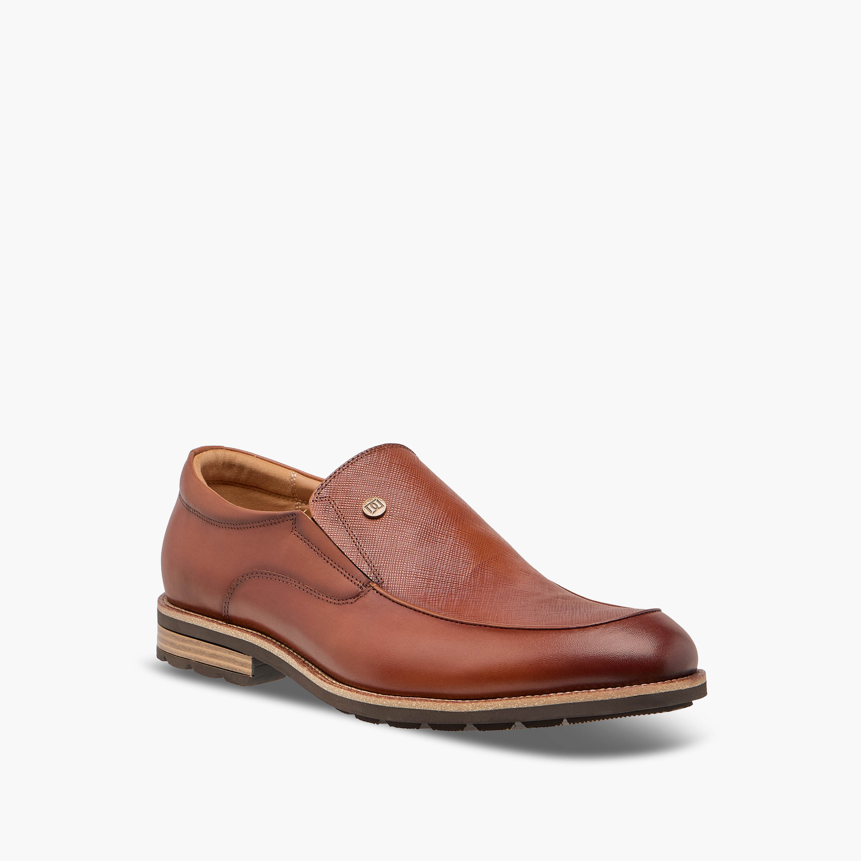 Duchini Men Genuine Leather Slip-On Loafers-men-shoes-loafersandmoccasins-image-2