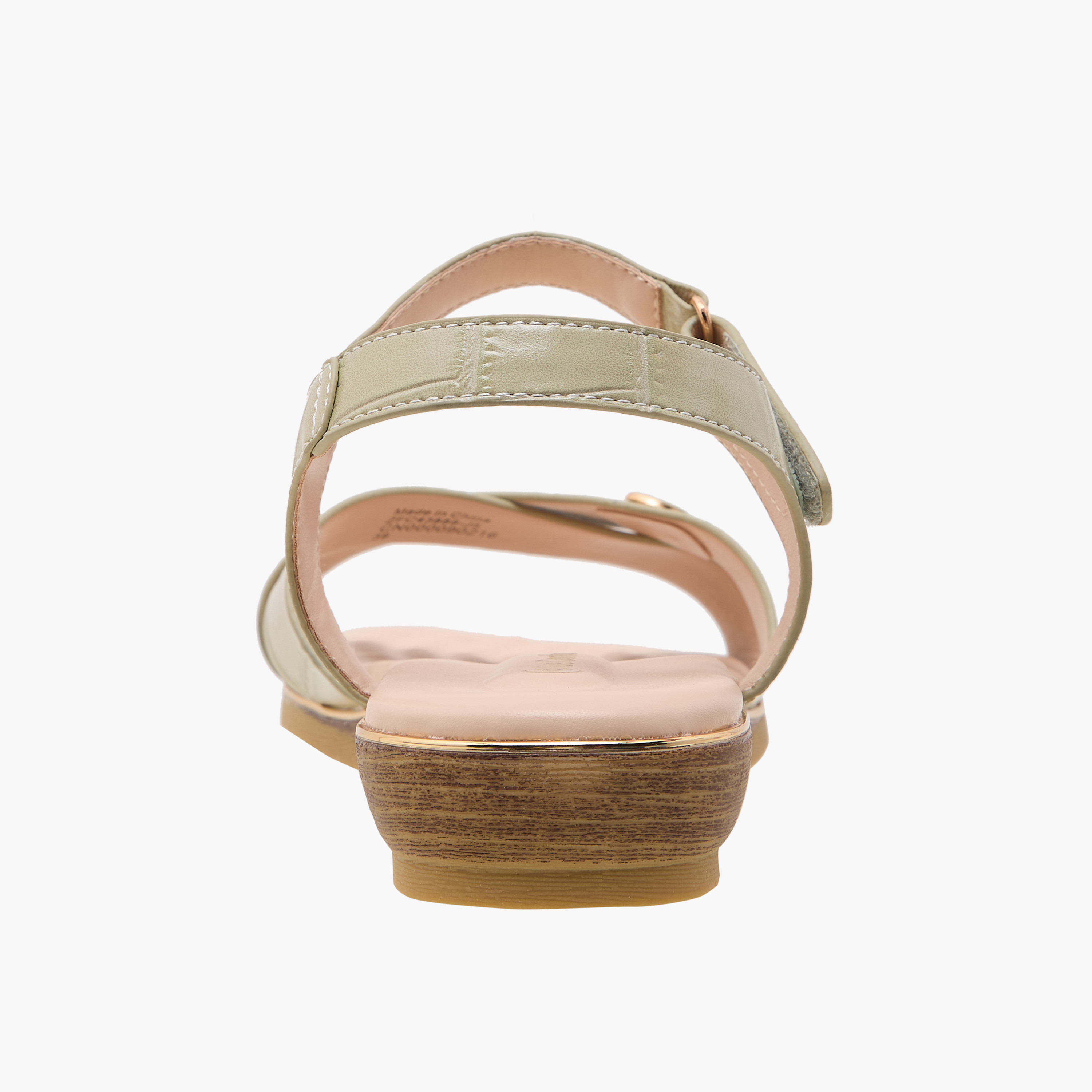 Le Confort Women Textured Cross Strap Sandals-women-shoes-flats-sandals-image-4