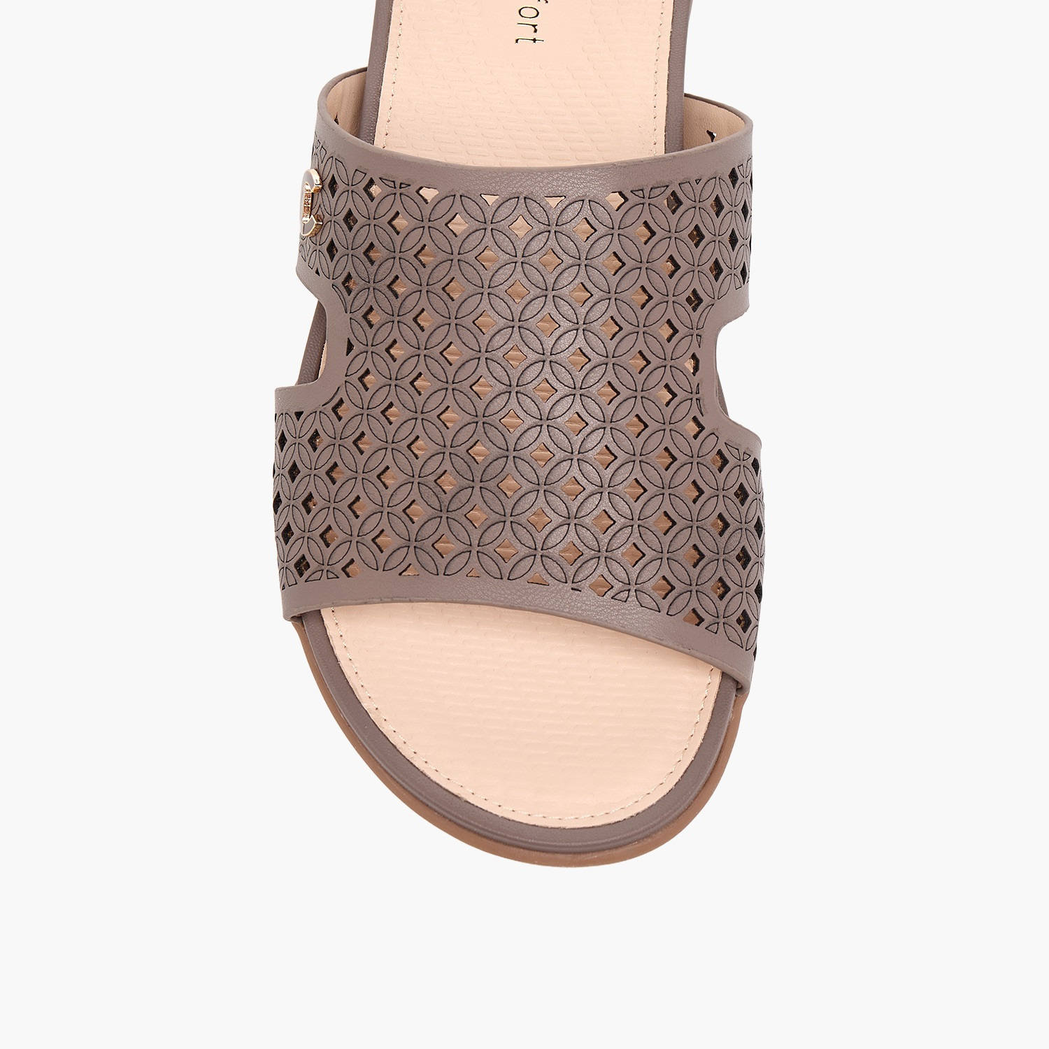 Le Confort Women Laser Cut Sandals-women-shoes-sandals-flats-image-4