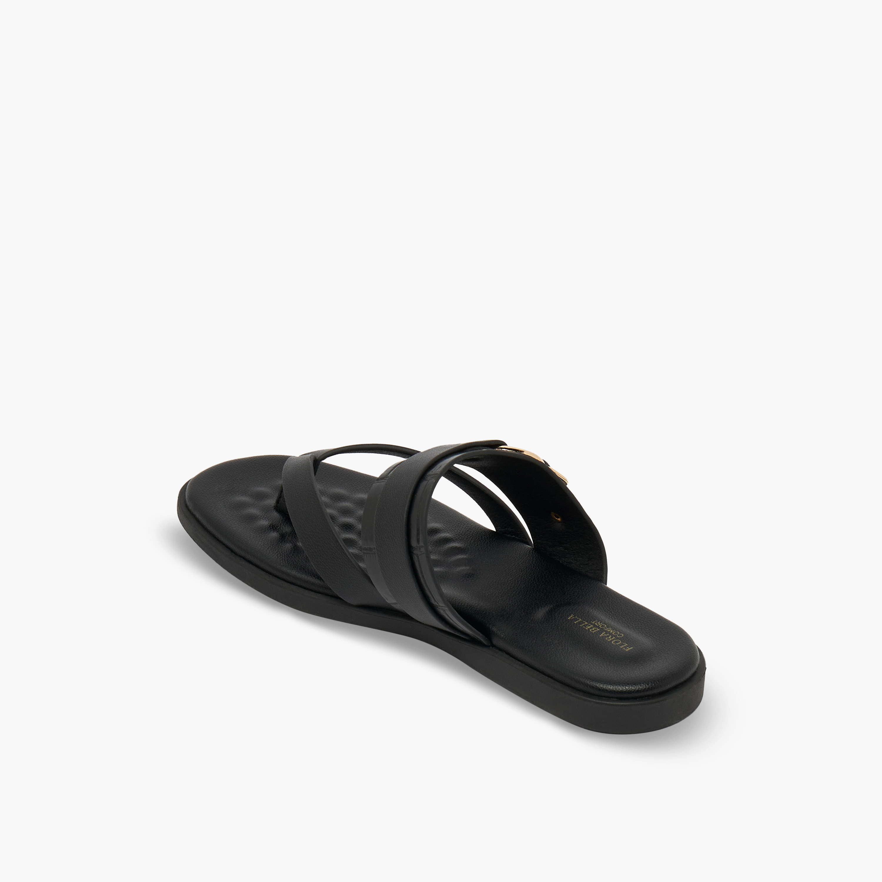 صندل بزينة إبزيم للنساء من فلورا بيلا-women-shoes-flats-sandals-image-5