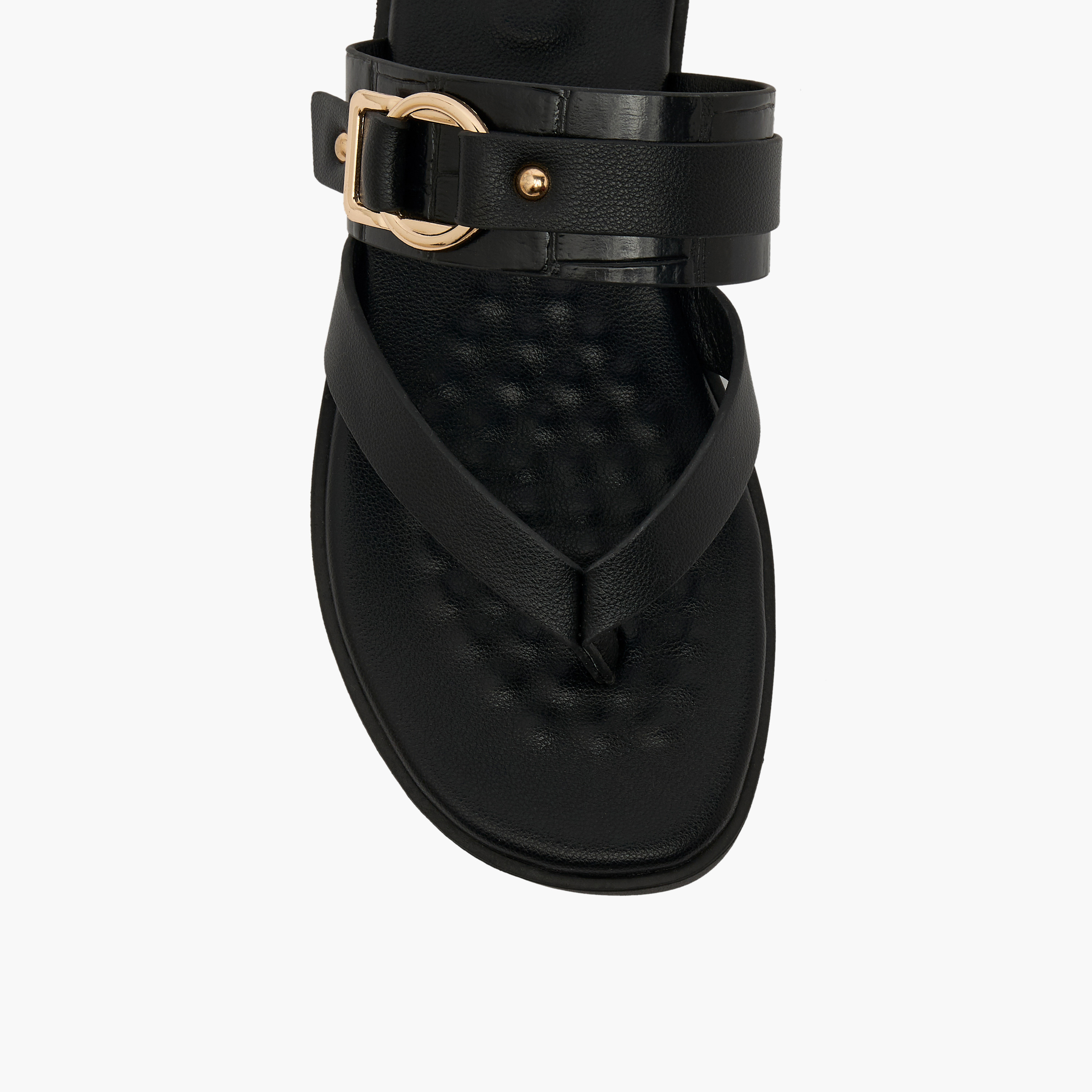صندل بزينة إبزيم للنساء من فلورا بيلا-women-shoes-flats-sandals-image-7