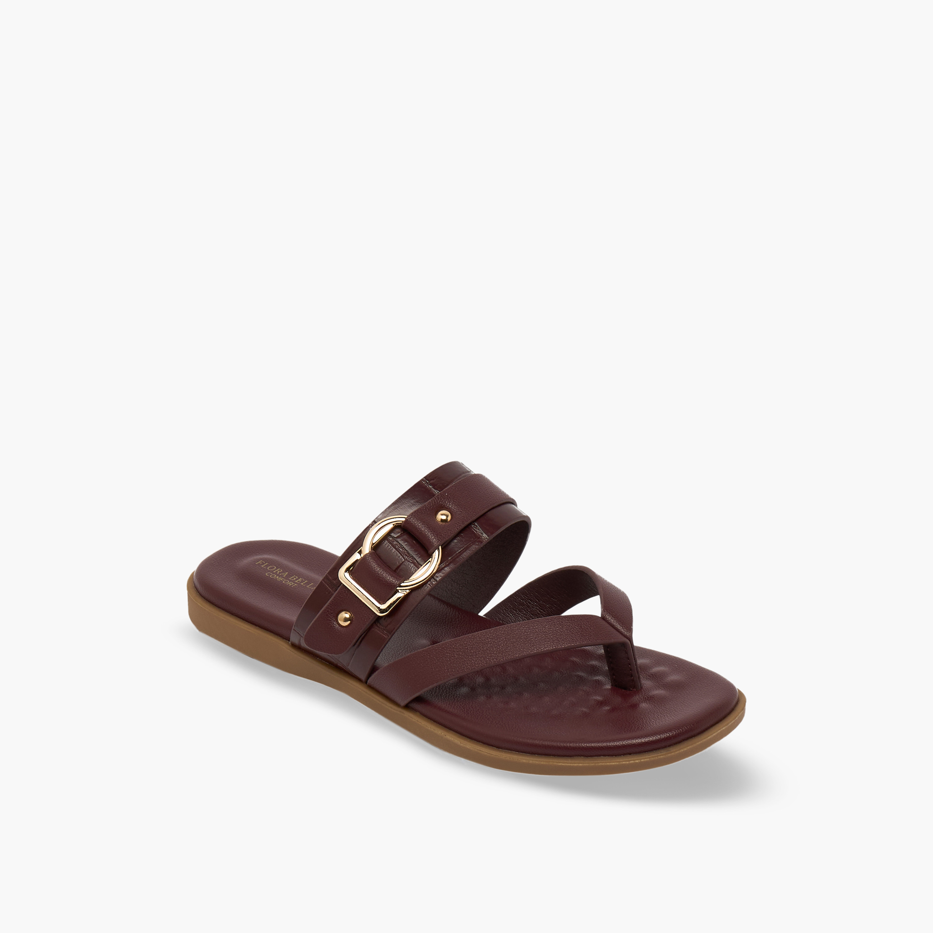 صندل بزينة إبزيم للنساء من فلورا بيلا-women-shoes-flats-sandals-image-10