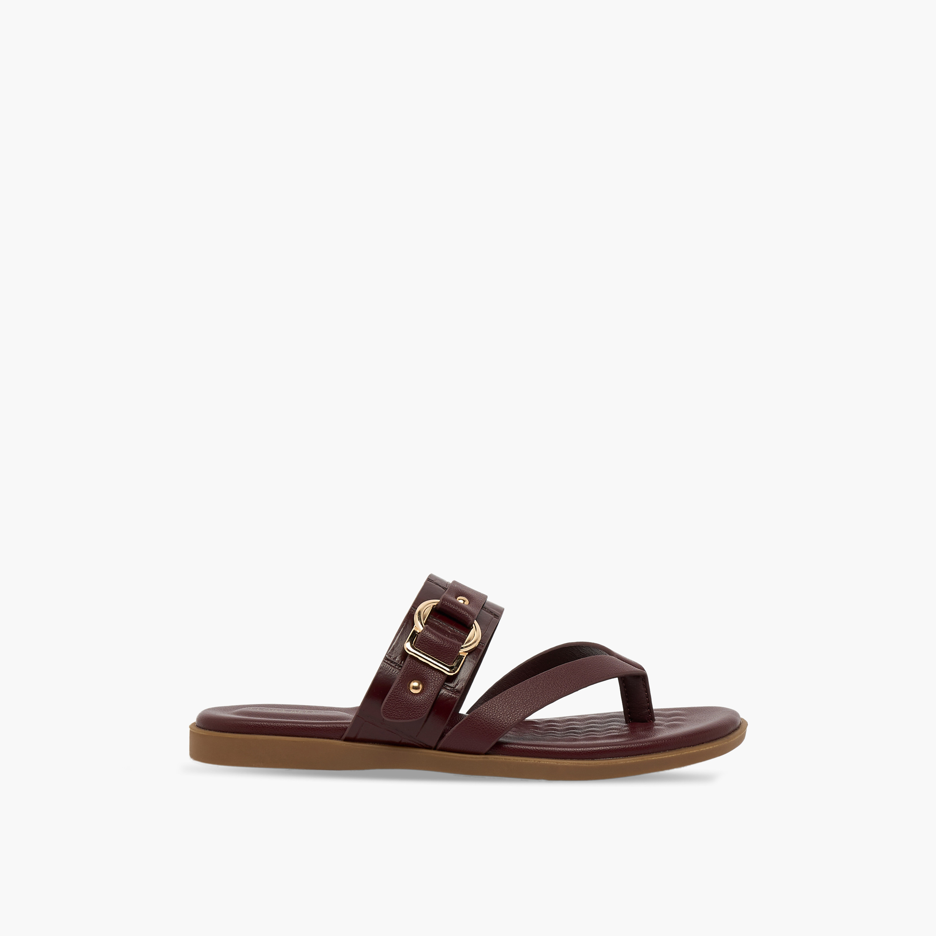 صندل بزينة إبزيم للنساء من فلورا بيلا-women-shoes-flats-sandals-image-3