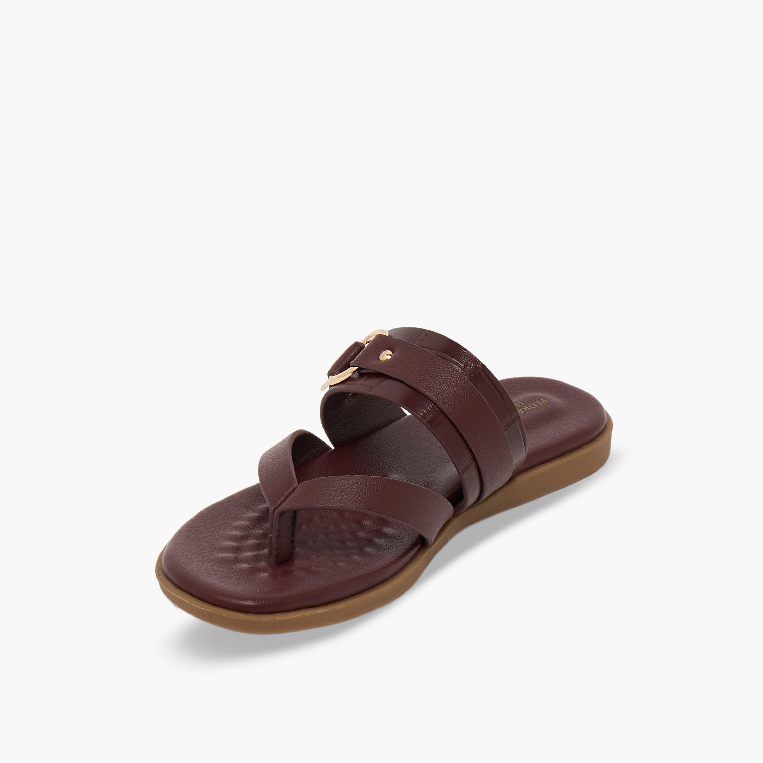 صندل بزينة إبزيم للنساء من فلورا بيلا-women-shoes-flats-sandals-image-4