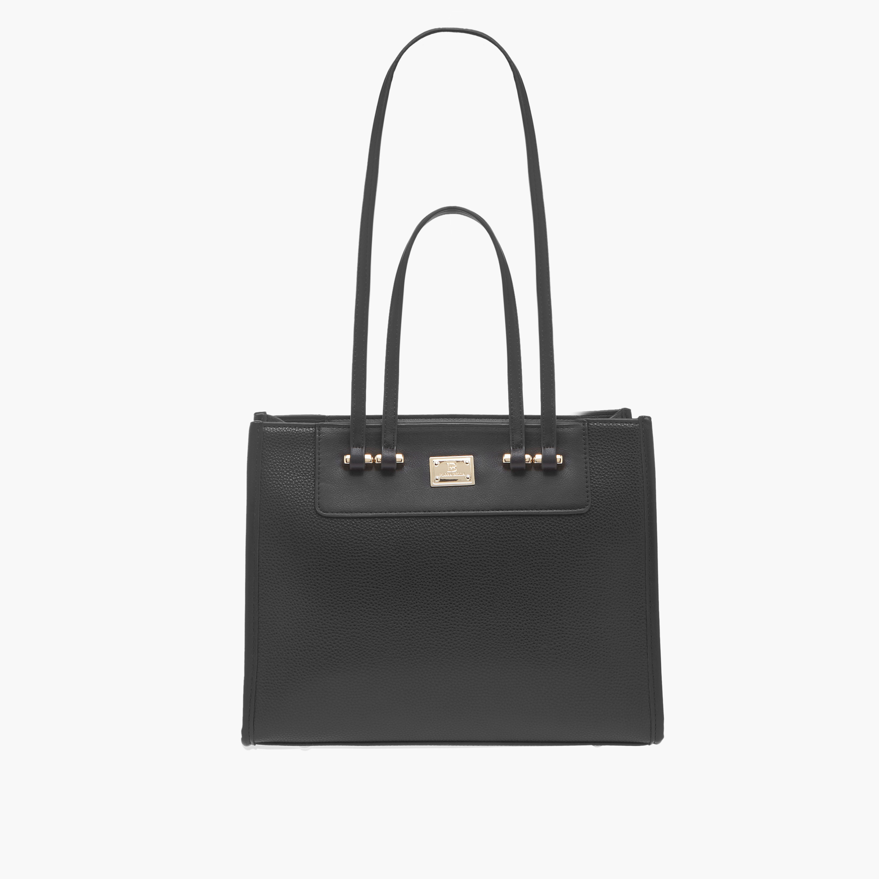 Flora Bella Textured Tote Bag with Zip Closure-women-bagsandwallets-handbags-image-1