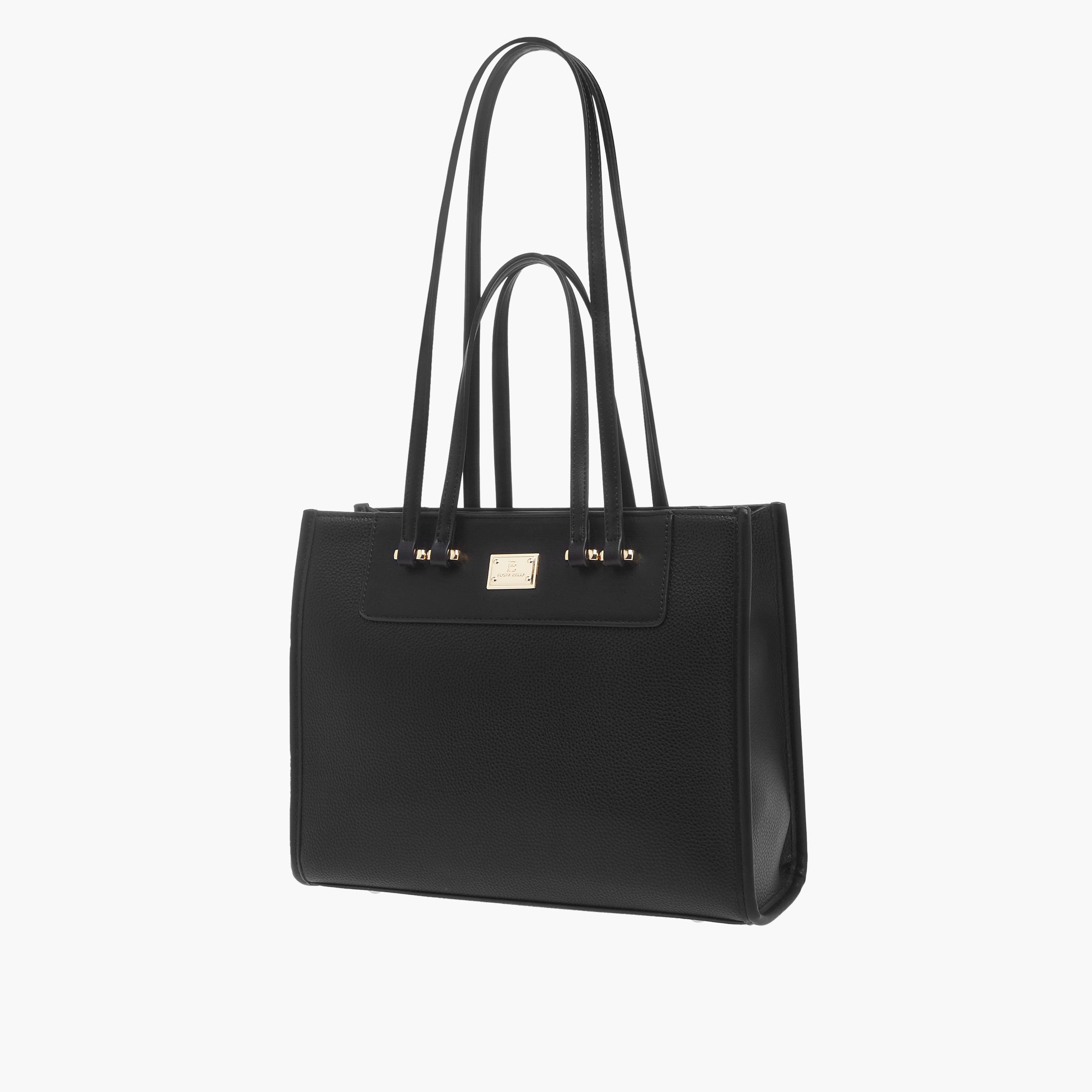 Flora Bella Textured Tote Bag with Zip Closure-women-bagsandwallets-handbags-image-2