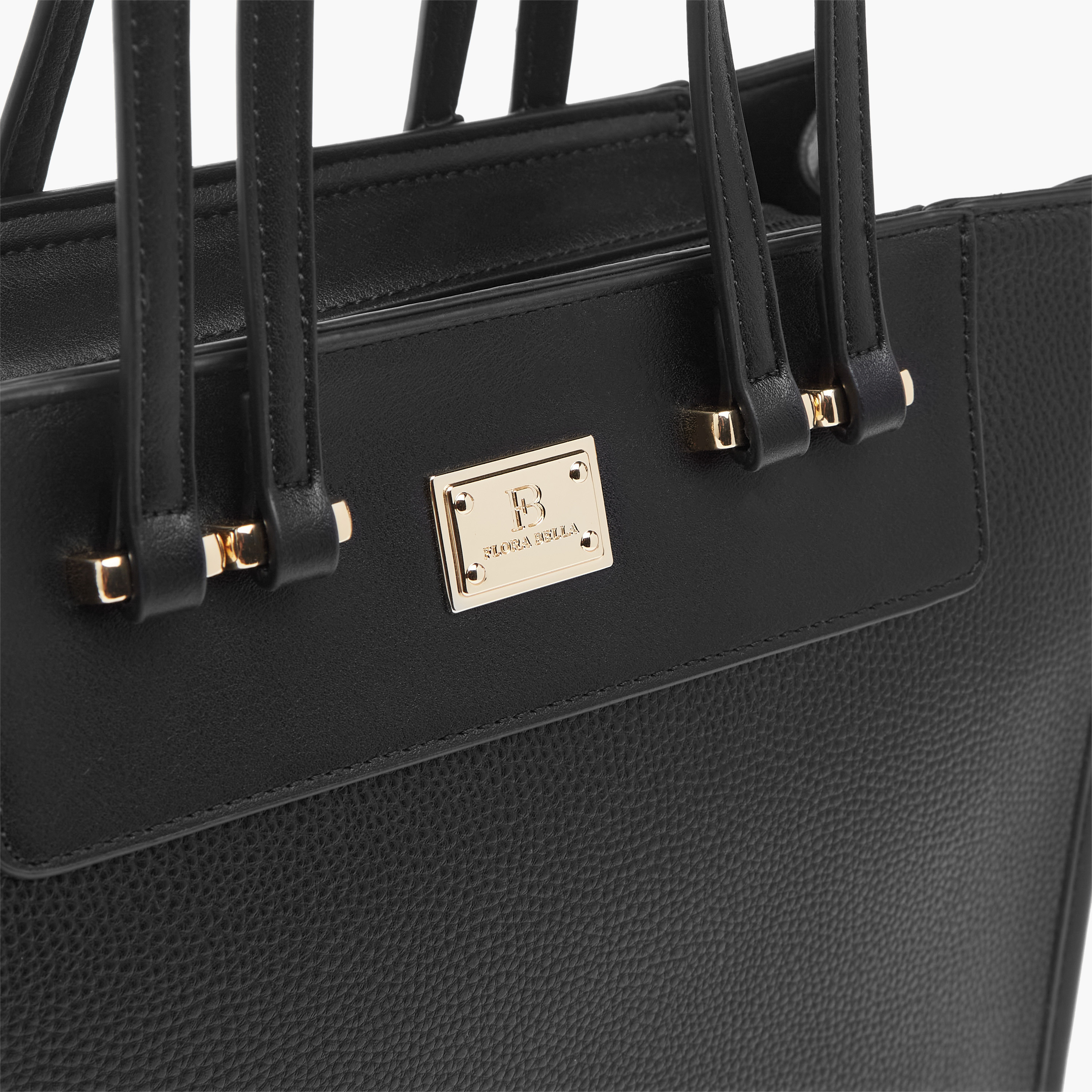 Flora Bella Textured Tote Bag with Zip Closure-women-bagsandwallets-handbags-image-4