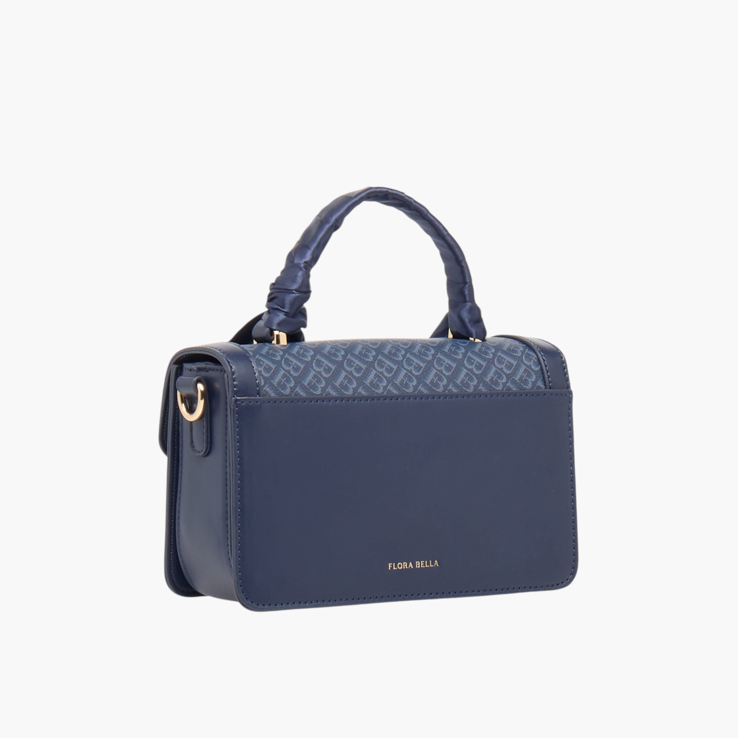 شنطة ساتشيل بحزام قابل للفصل وطبعات مونوجرام من فلورا بيلا-women-bagsandwallets-handbags-image-3