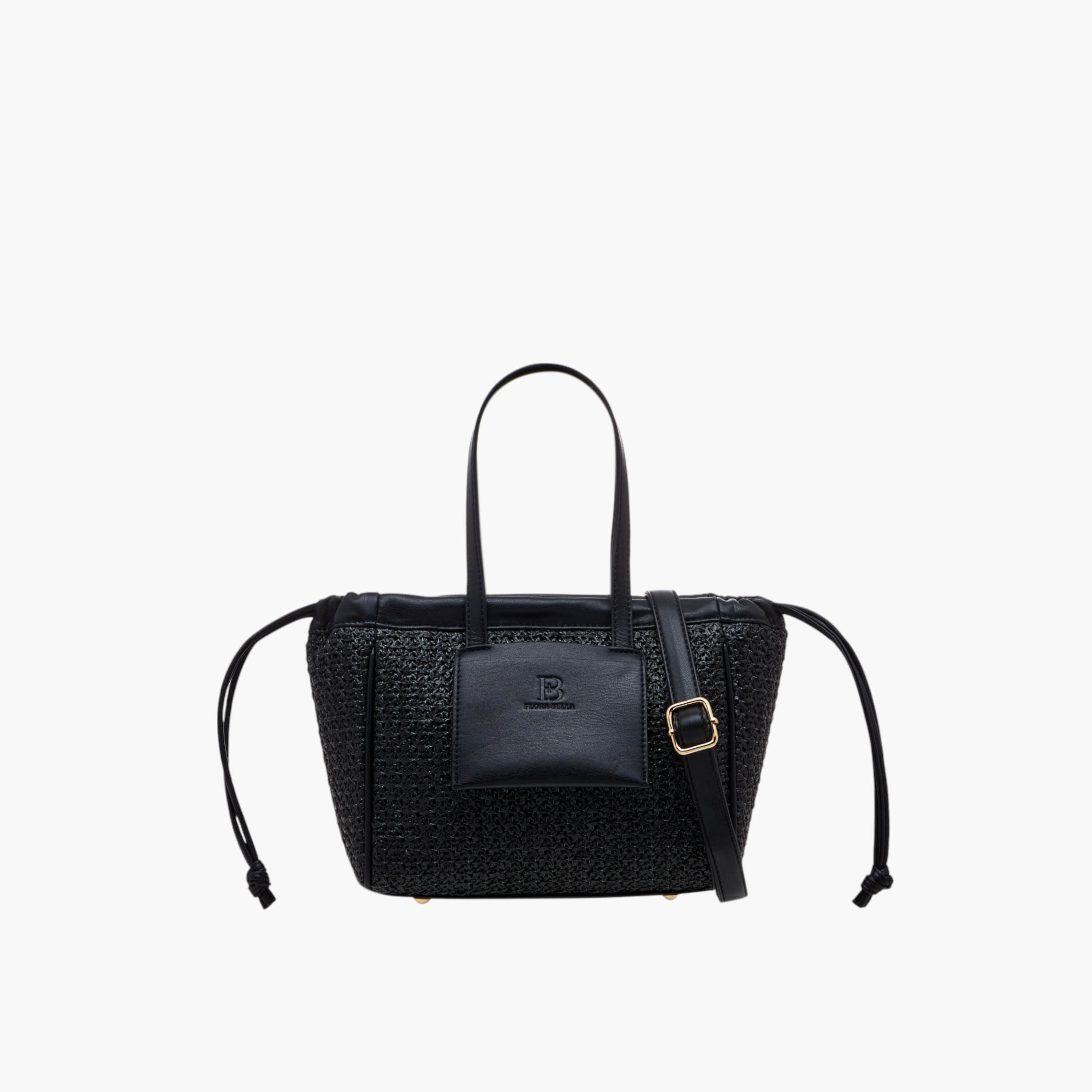 Flora Bella Textured Tote Bag with Double Handle and Magnetic Button Closure-women-bagsandwallets-handbags-image-1