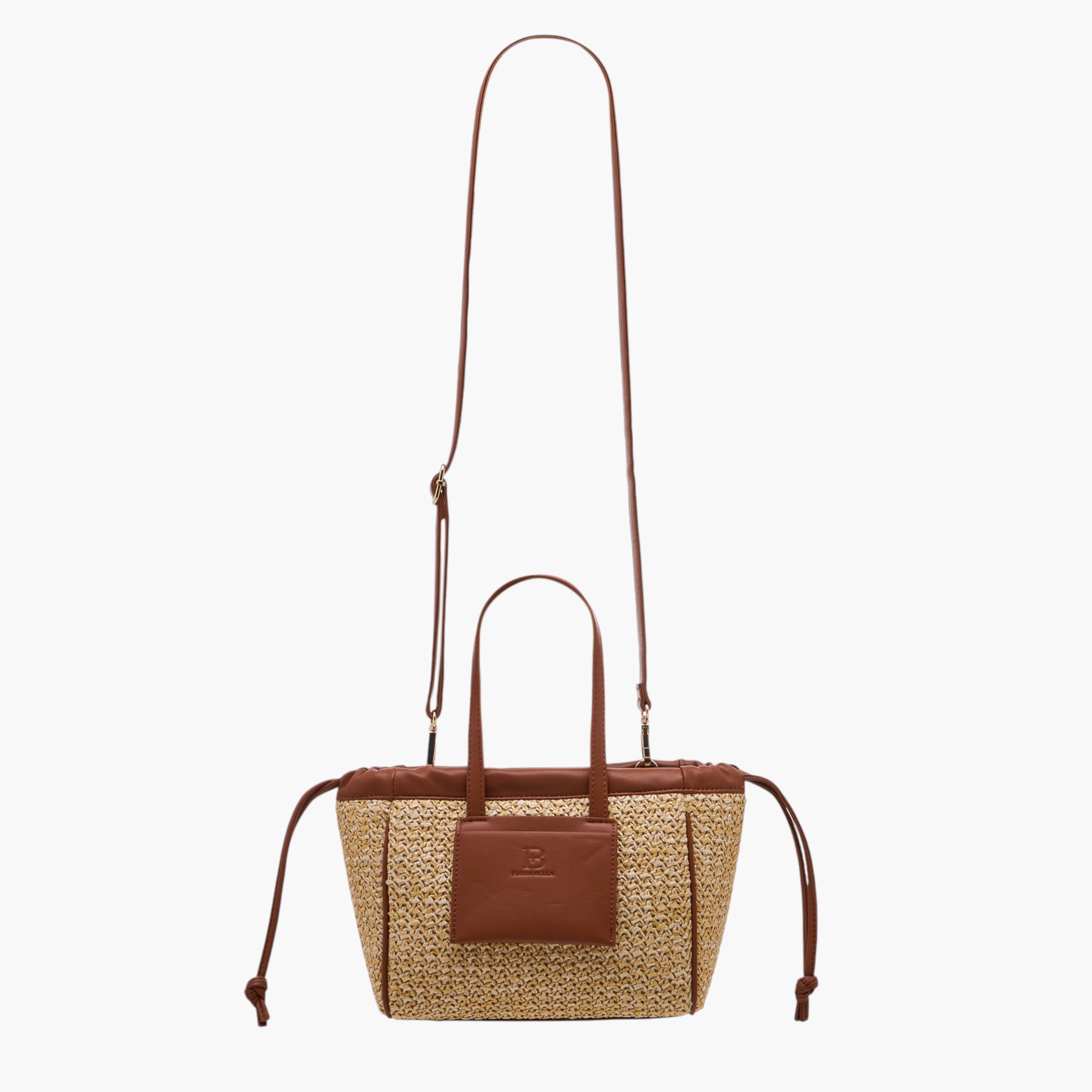 Flora Bella Textured Tote Bag with Double Handle and Magnetic Button Closure-women-bagsandwallets-handbags-image-2