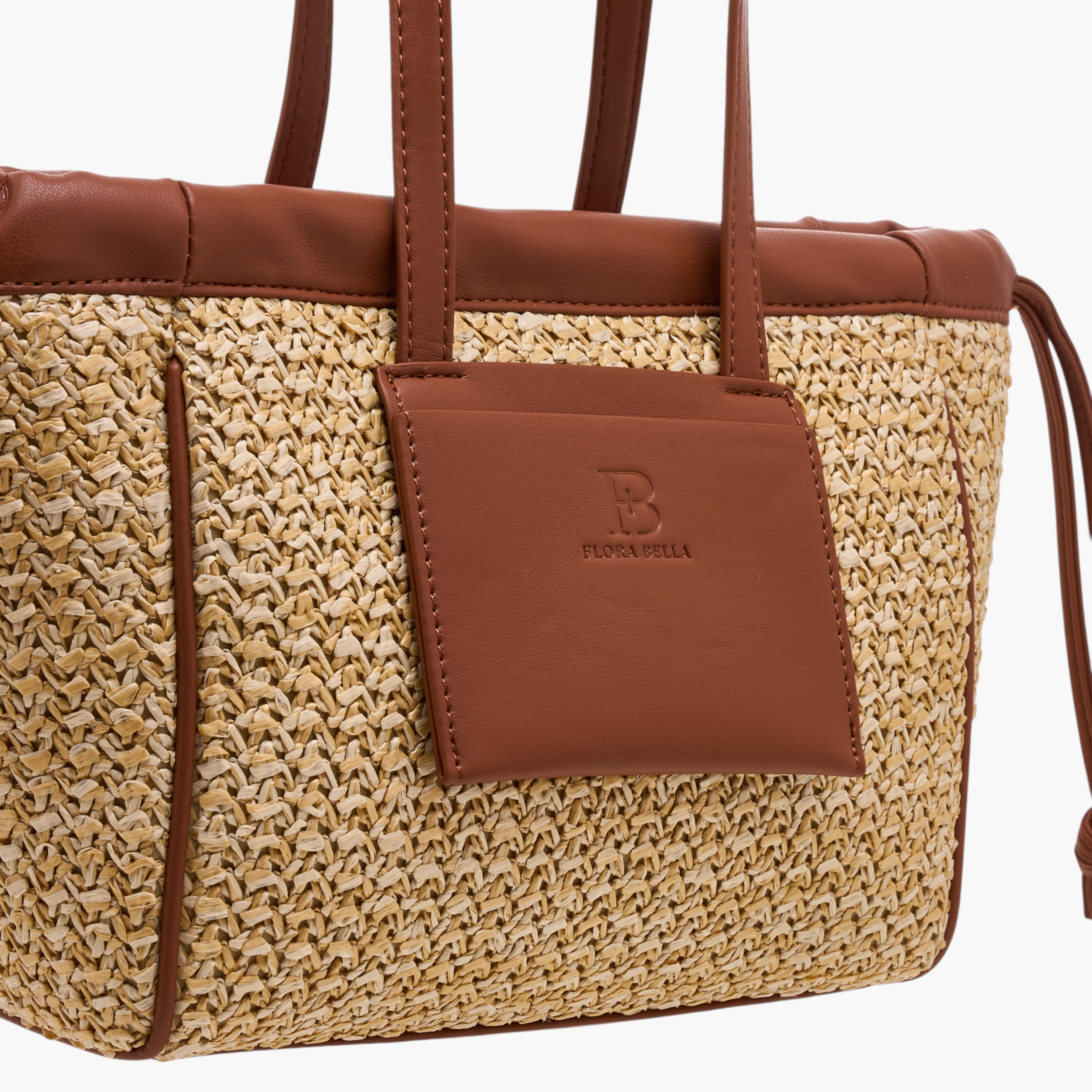 Flora Bella Textured Tote Bag with Double Handle and Magnetic Button Closure-women-bagsandwallets-handbags-image-4