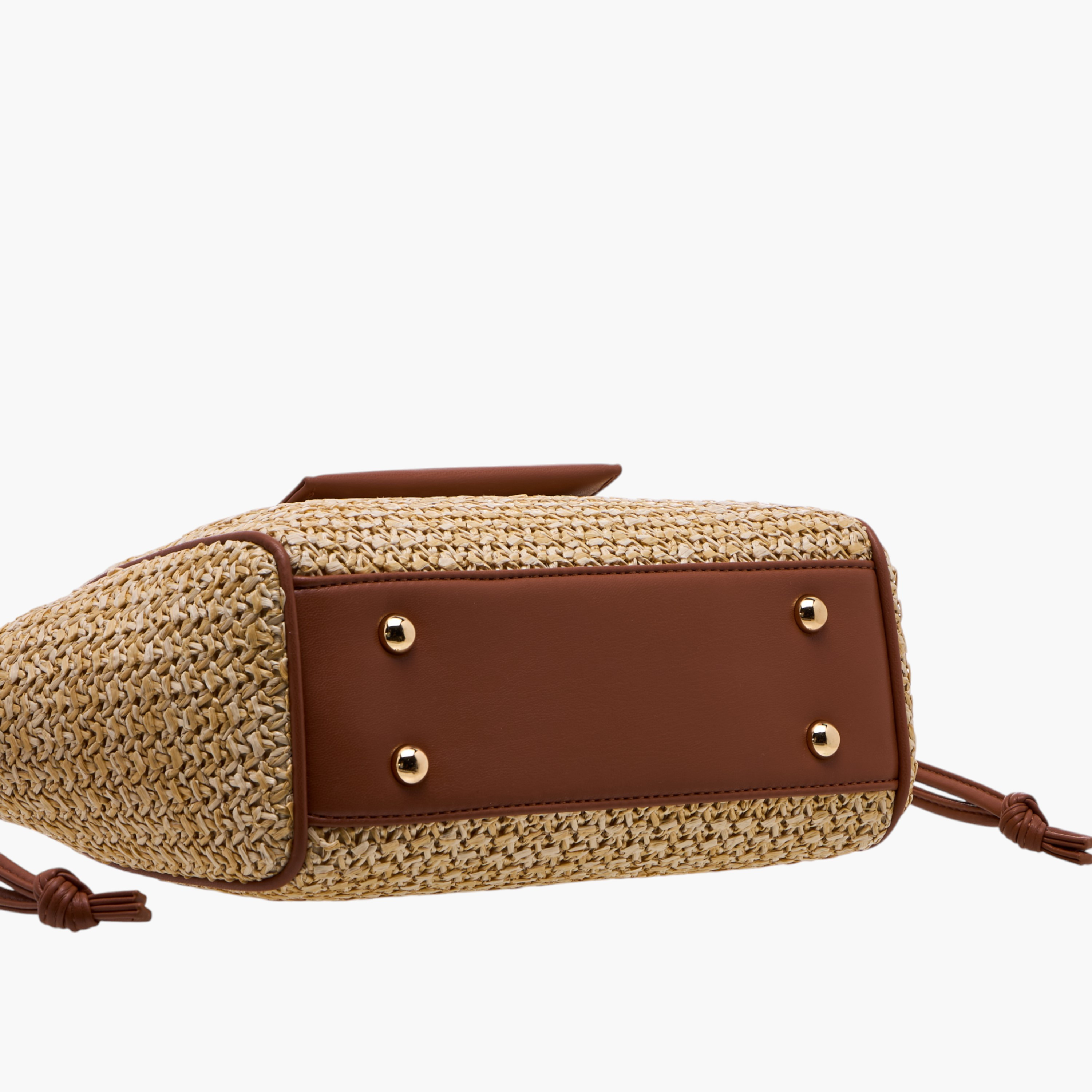 Flora Bella Textured Tote Bag with Double Handle and Magnetic Button Closure-women-bagsandwallets-handbags-image-6