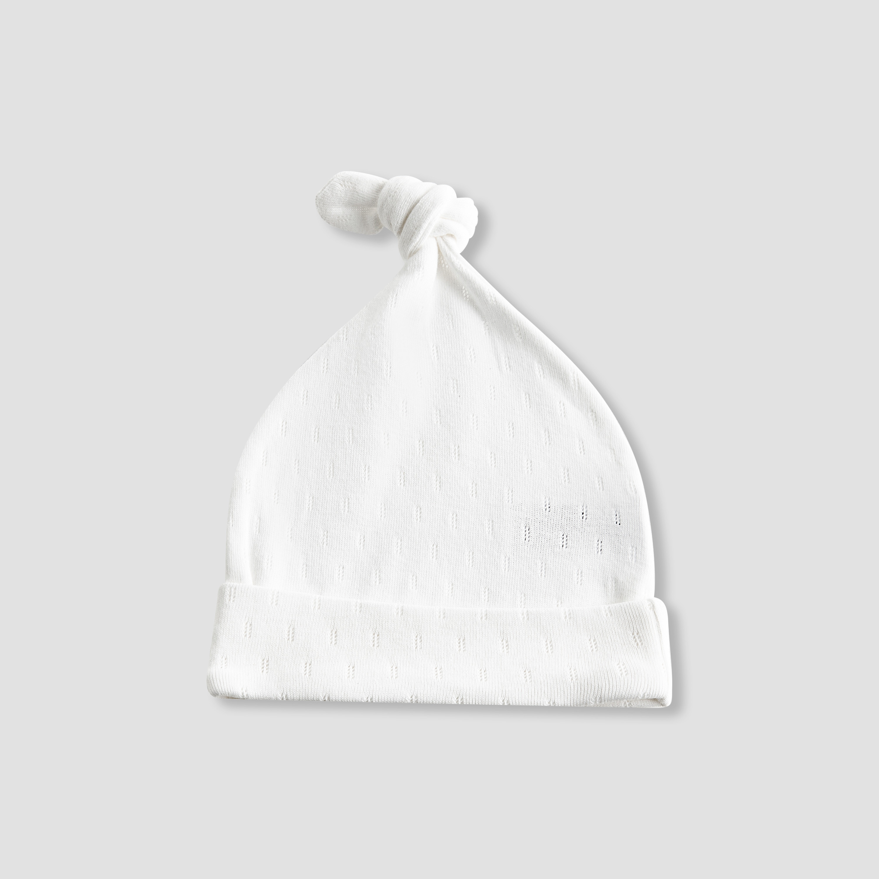 Juniors Baby Girls Beanie with Knot Accent - Cotton - Set of 2-baby-girls-accessories-caps-image-3