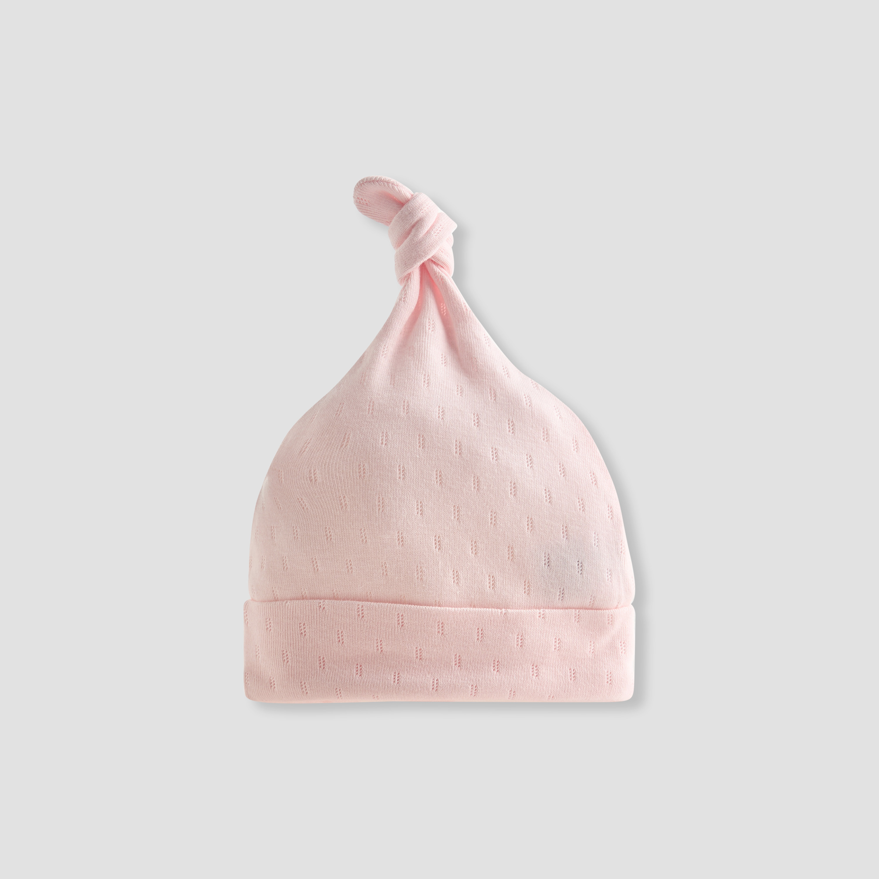 Juniors Baby Girls Beanie with Knot Accent - Cotton - Set of 2-baby-girls-accessories-caps-image-6