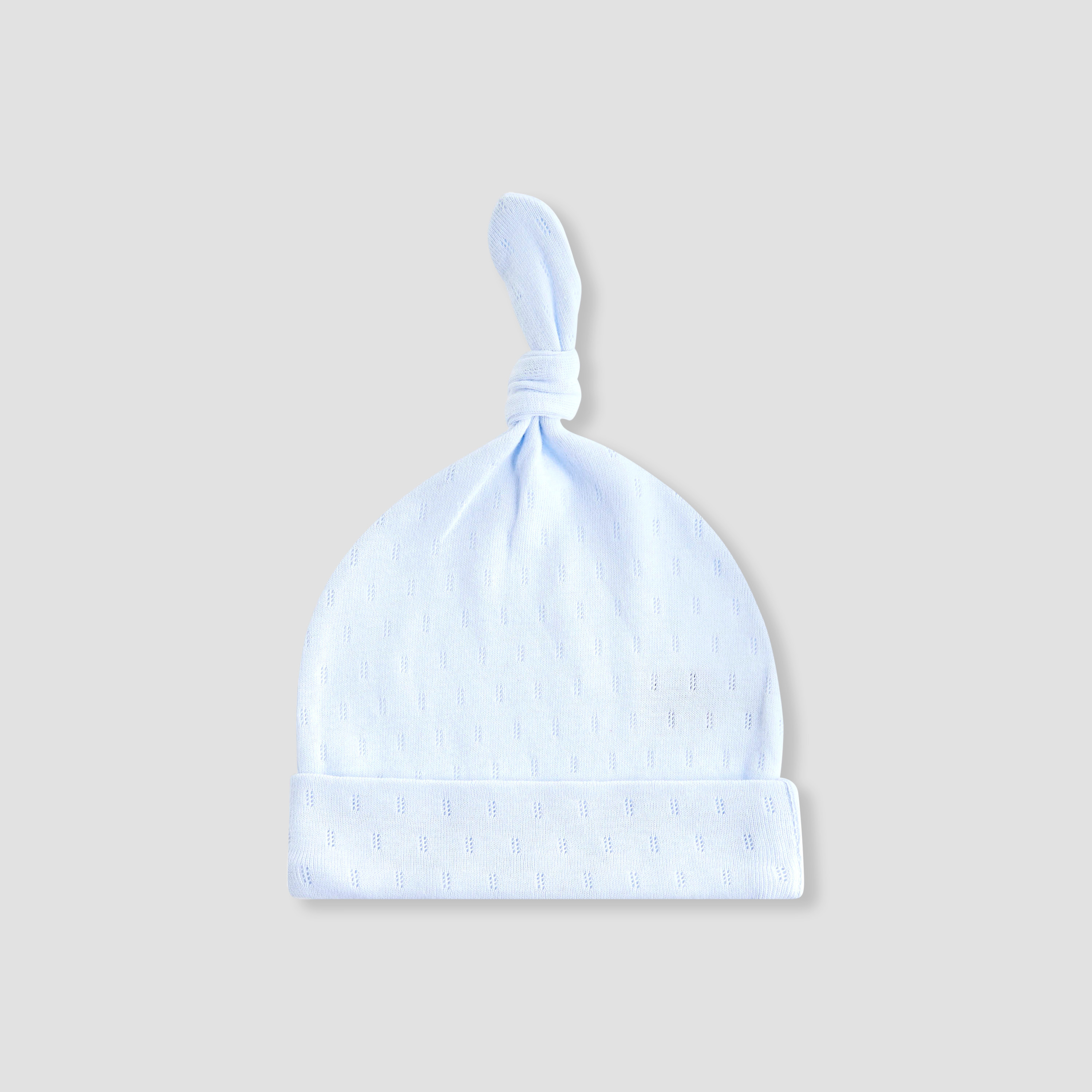 Juniors Baby Cap with Knot Detail - Set of 2-baby-boys-accessories-caps-image-2