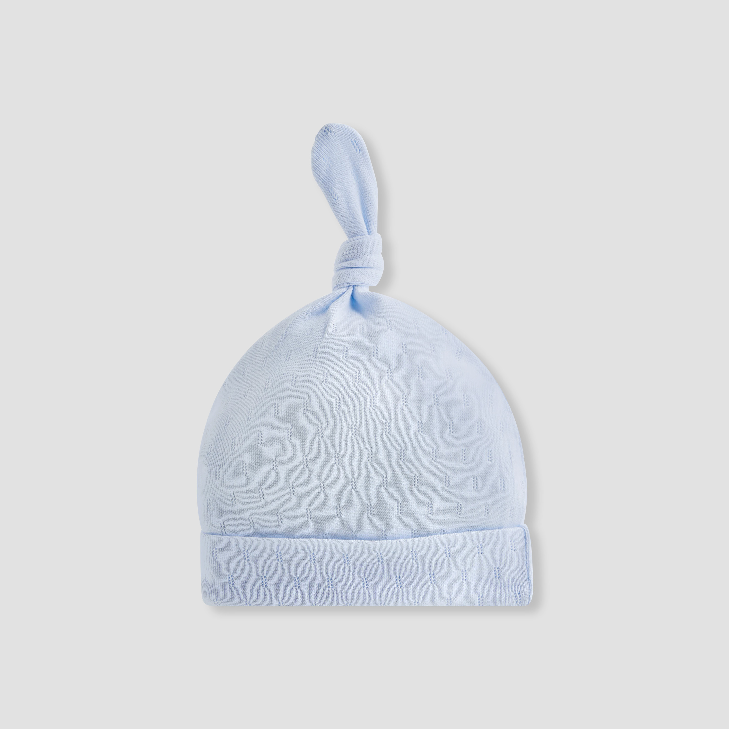 Juniors Baby Cap with Knot Detail - Set of 2-baby-boys-accessories-caps-image-4
