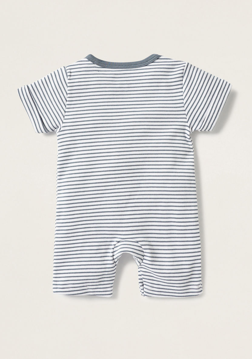 Juniors Striped Romper with Embroidery Detail-Rompers%2C Dungarees and Jumpsuits-image-3