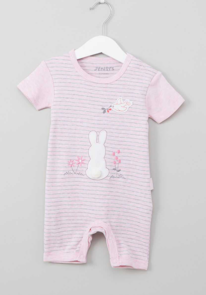 Juniors Birdy Embroidered Romper-Rompers%2C Dungarees and Jumpsuits-image-0