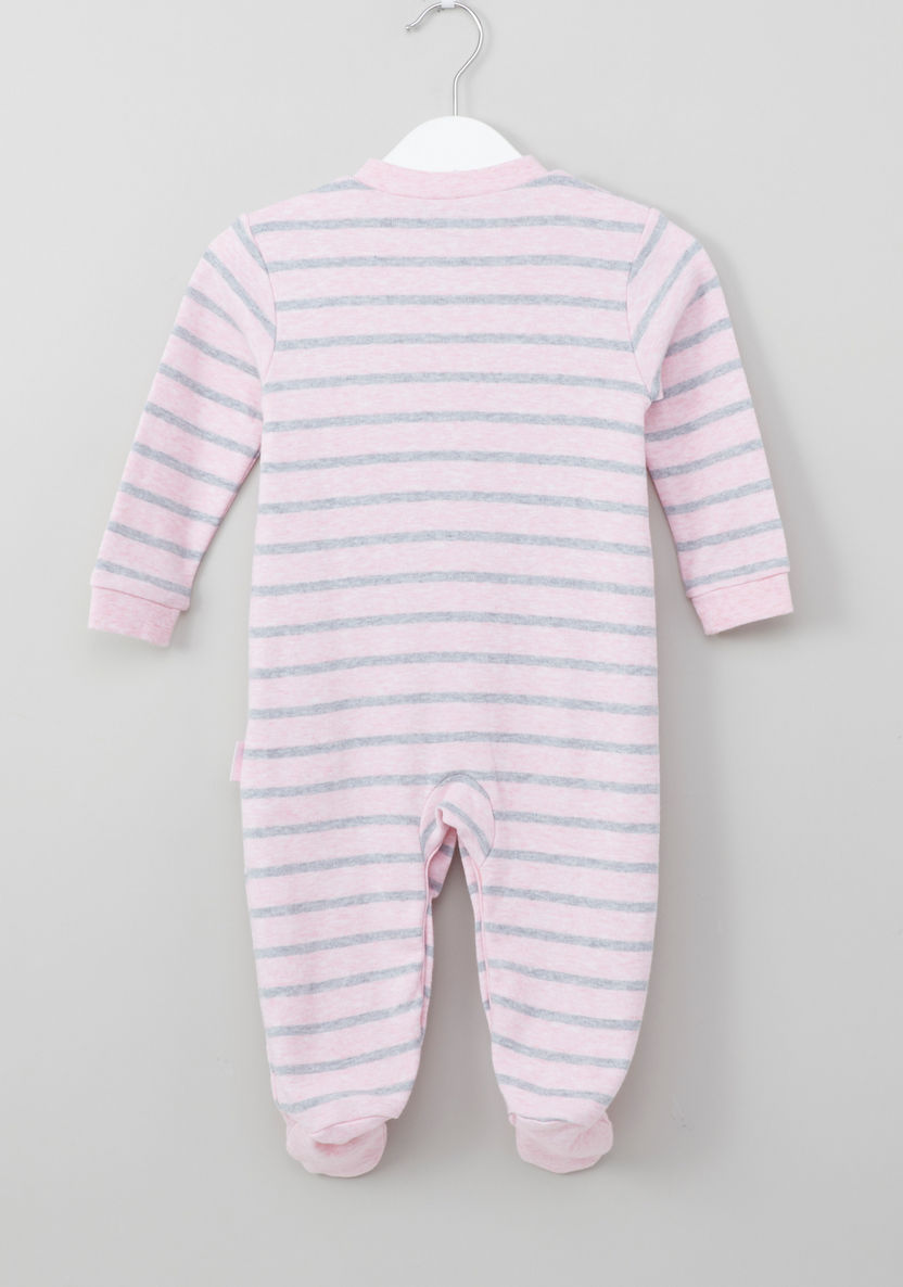 Juniors Birdy Embroidered Closed Feet Sleepsuit-Sleepsuits-image-2