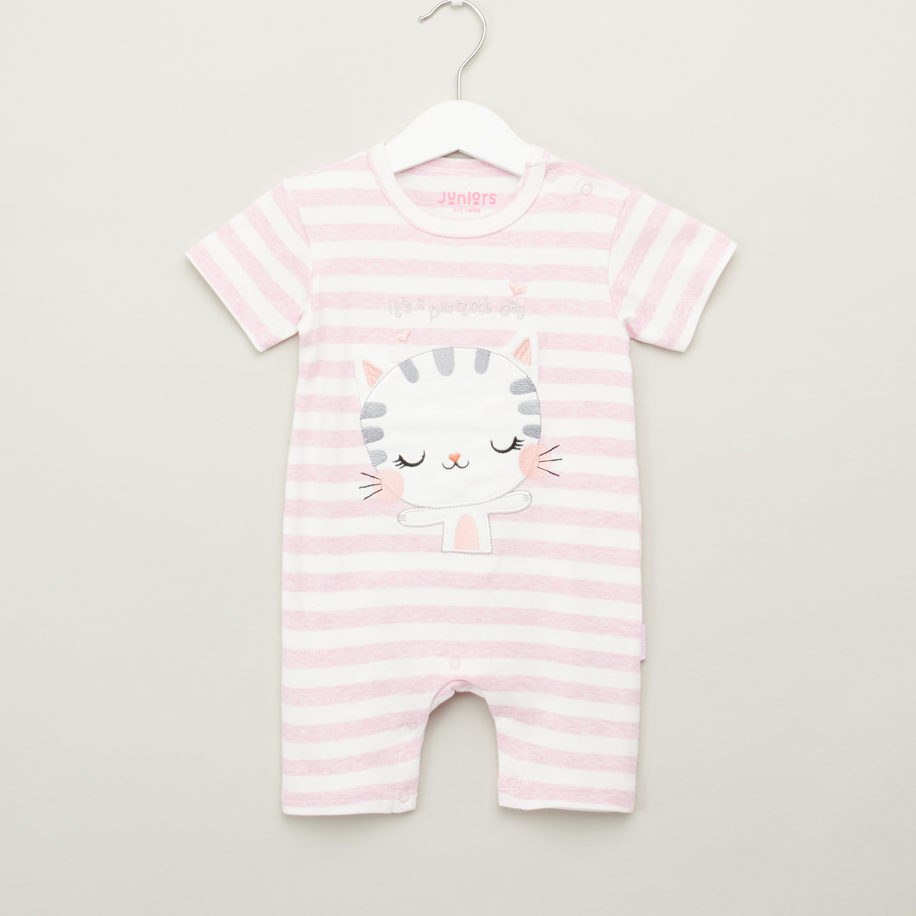 Embroidered sales baby romper