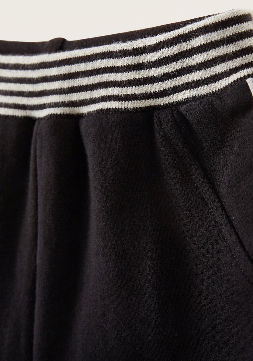 Juniors Side Tape Detail Shorts with Elasticised Waistband-Shorts-image-1