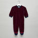 Juniors Striped Closed Feet Sleepsuit with Round Neck and Long Sleeves-Sleepsuits-thumbnail-0