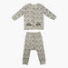 Juniors Printed Front Open T-shirt and Pyjama Set-Pyjama Sets-thumbnail-0