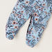 Juniors Floral Print Closed Feet Sleepsuit and Bib Set-Sleepsuits-thumbnail-3