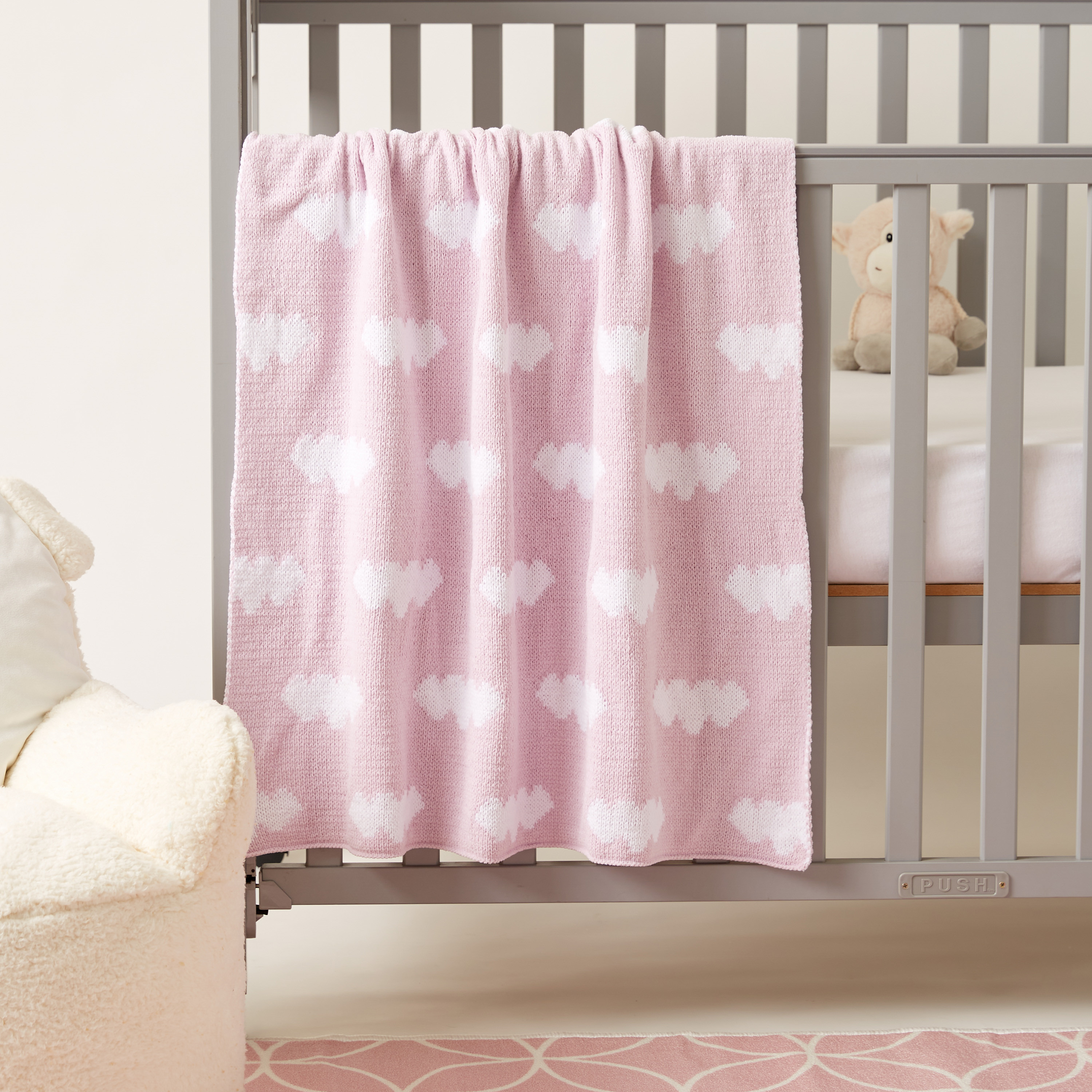 Buy Juniors All Over Cloud Print Blanket 76 x 100 cms Online Babyshop KSA